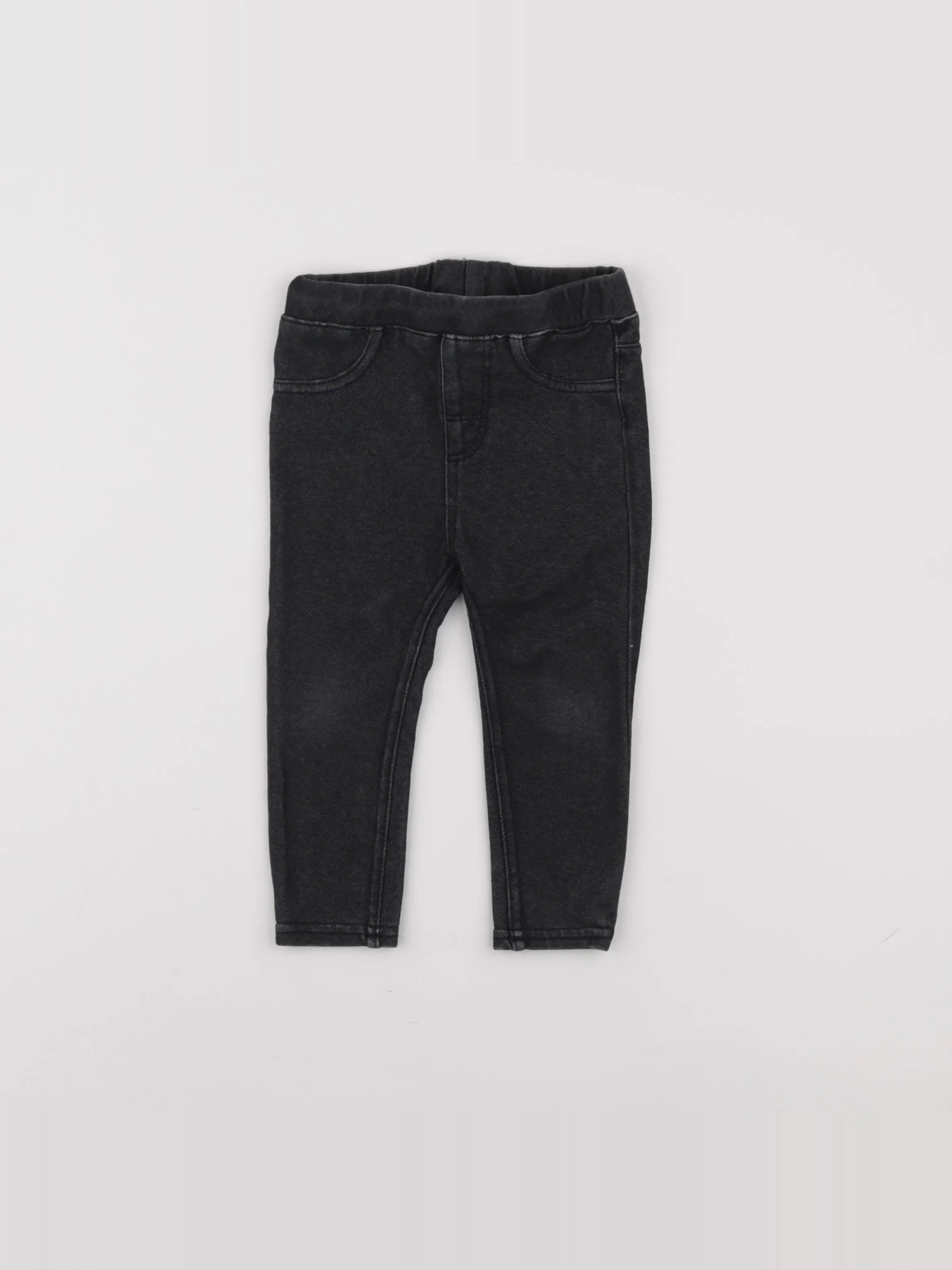 H&M - jegging gris - 9/12 mois