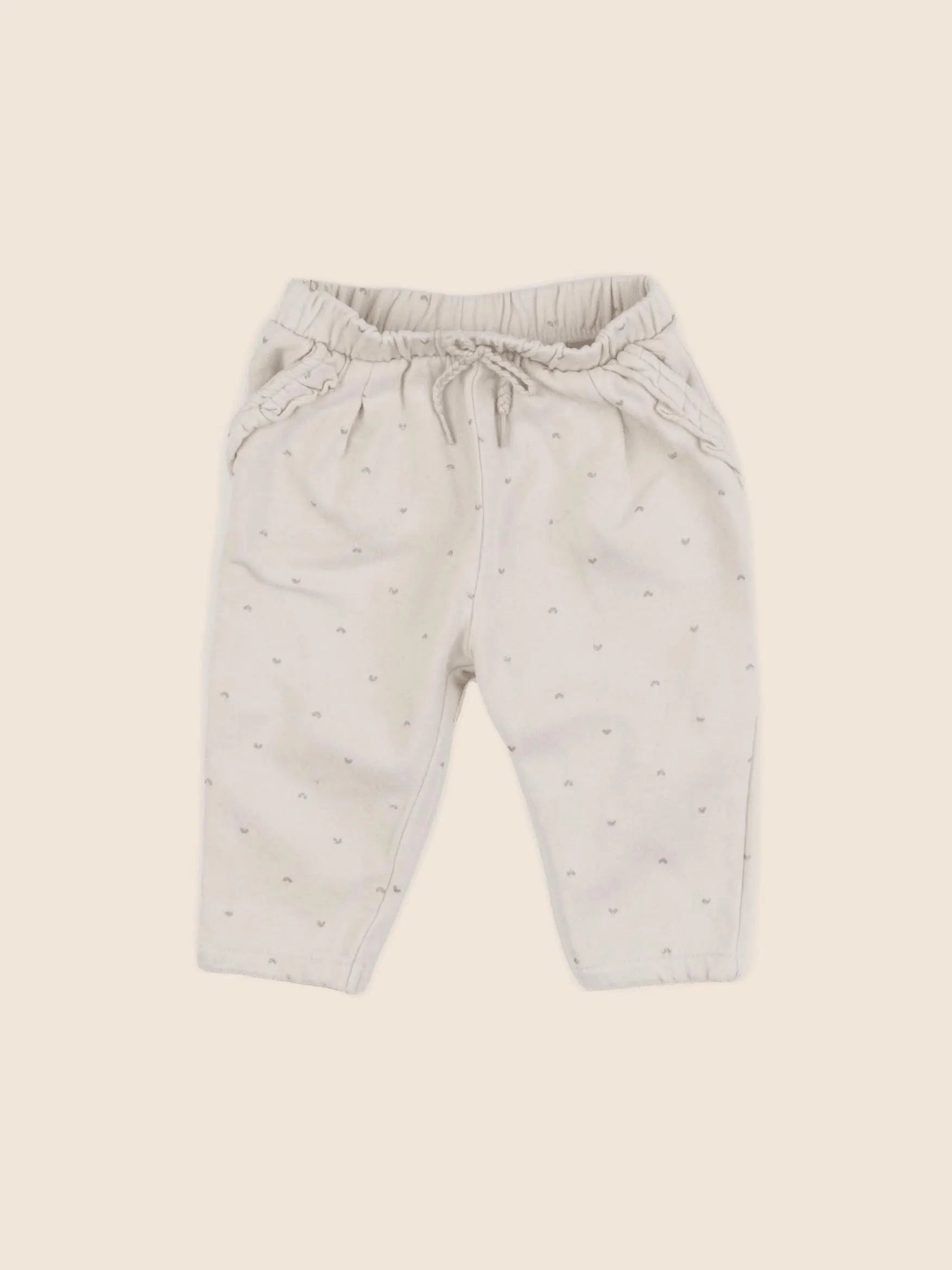 Vertbaudet - pantalon beige - 12 mois