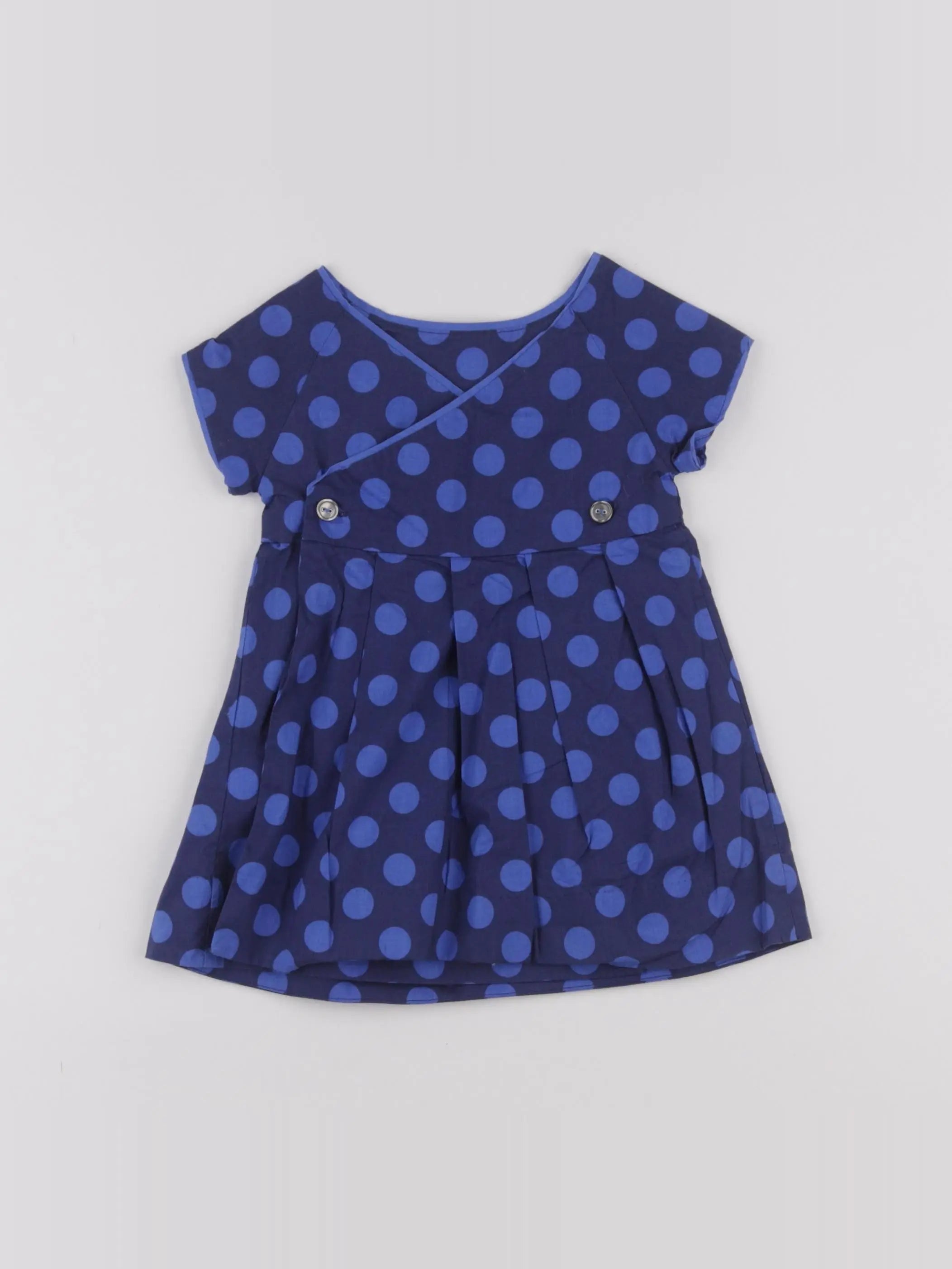 Jacadi - robe bleu - 12 mois