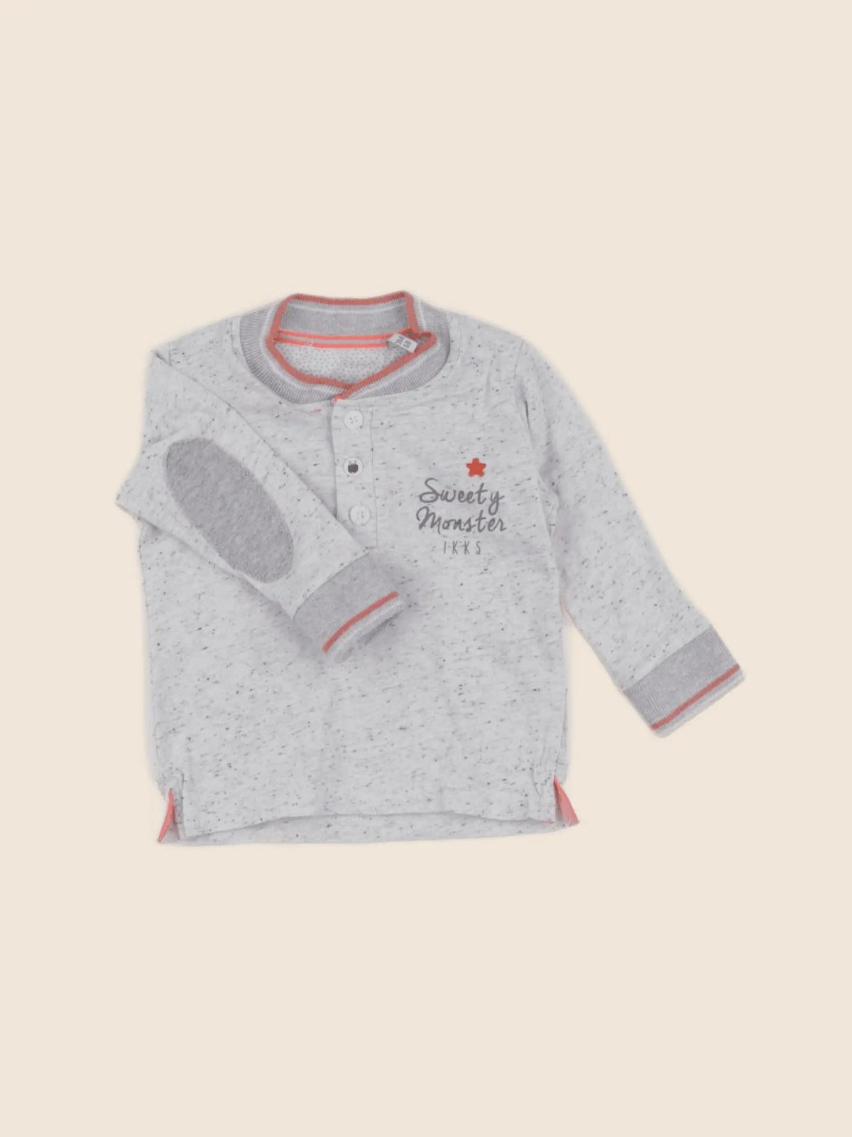 IKKS - tee-shirt gris - 3 mois