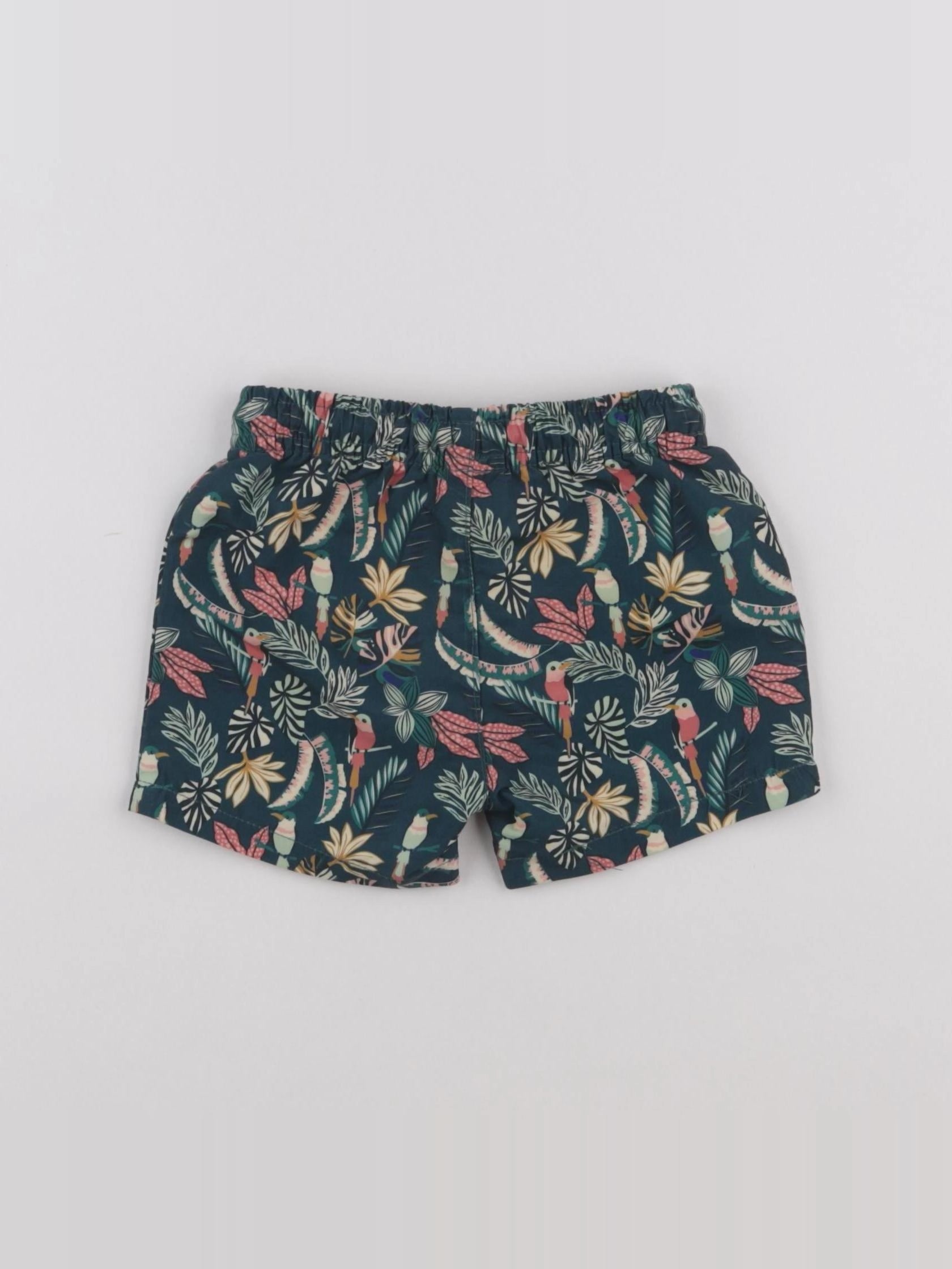 Vertbaudet - maillot de bain vert - 12 mois