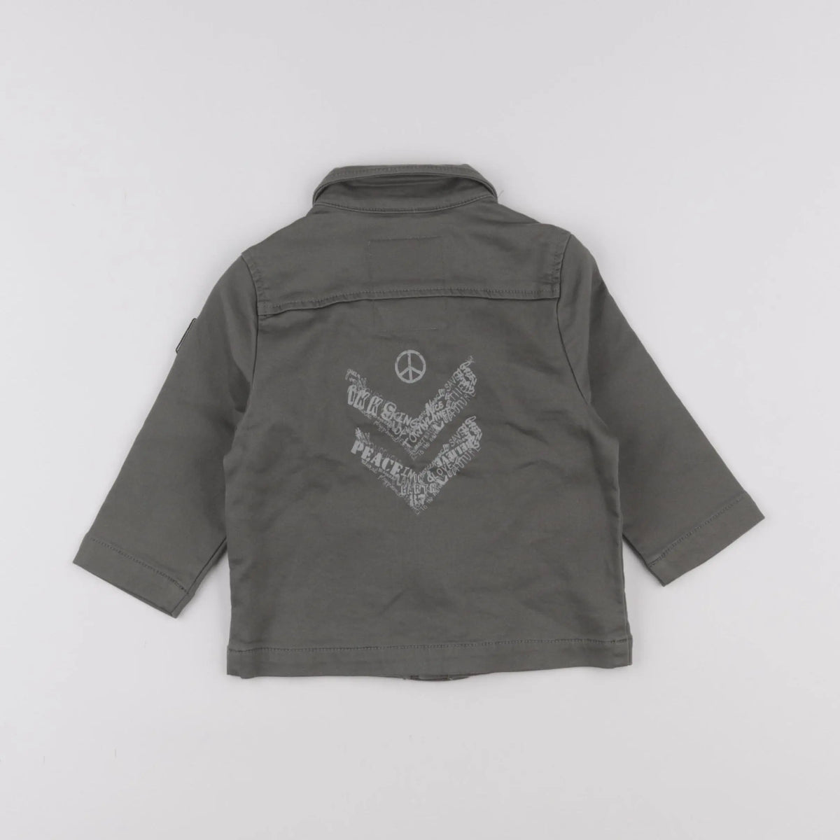 IKKS - veste imprimé au dos vert - 12 mois