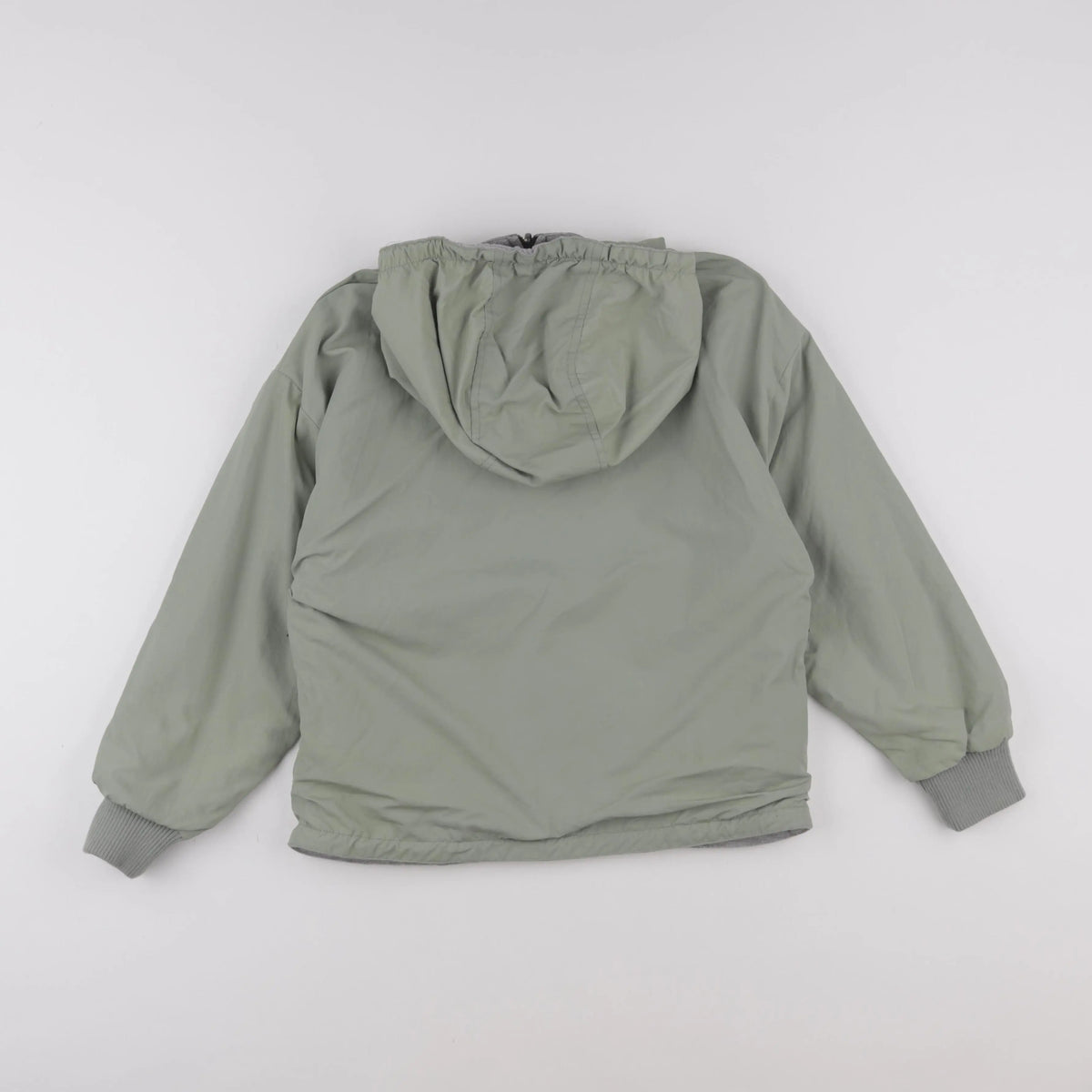 Bellerose - veste réversible vert, gris - 10 ans