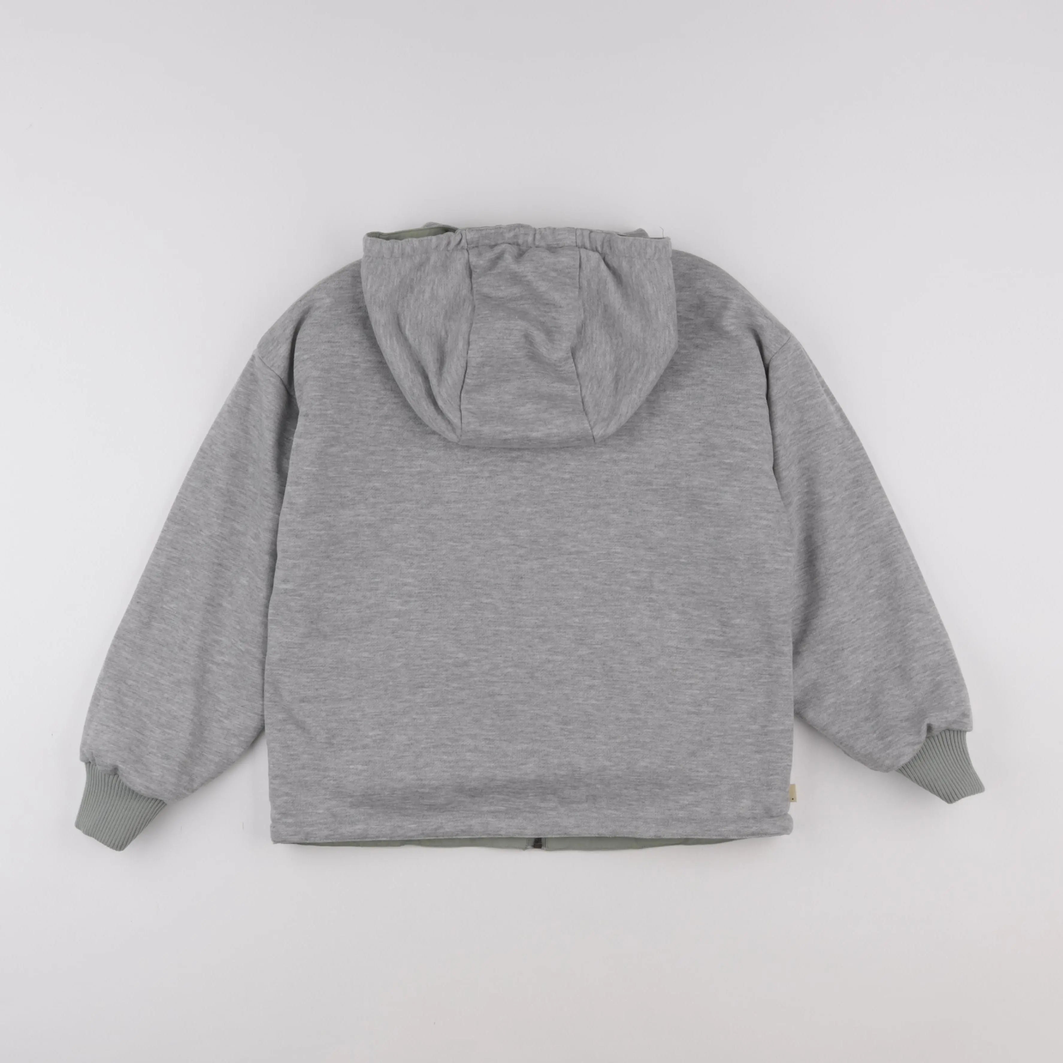 Bellerose - veste réversible vert, gris - 10 ans