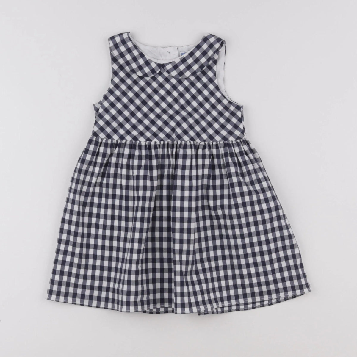 Jacadi - robe blanc, bleu - 18 mois