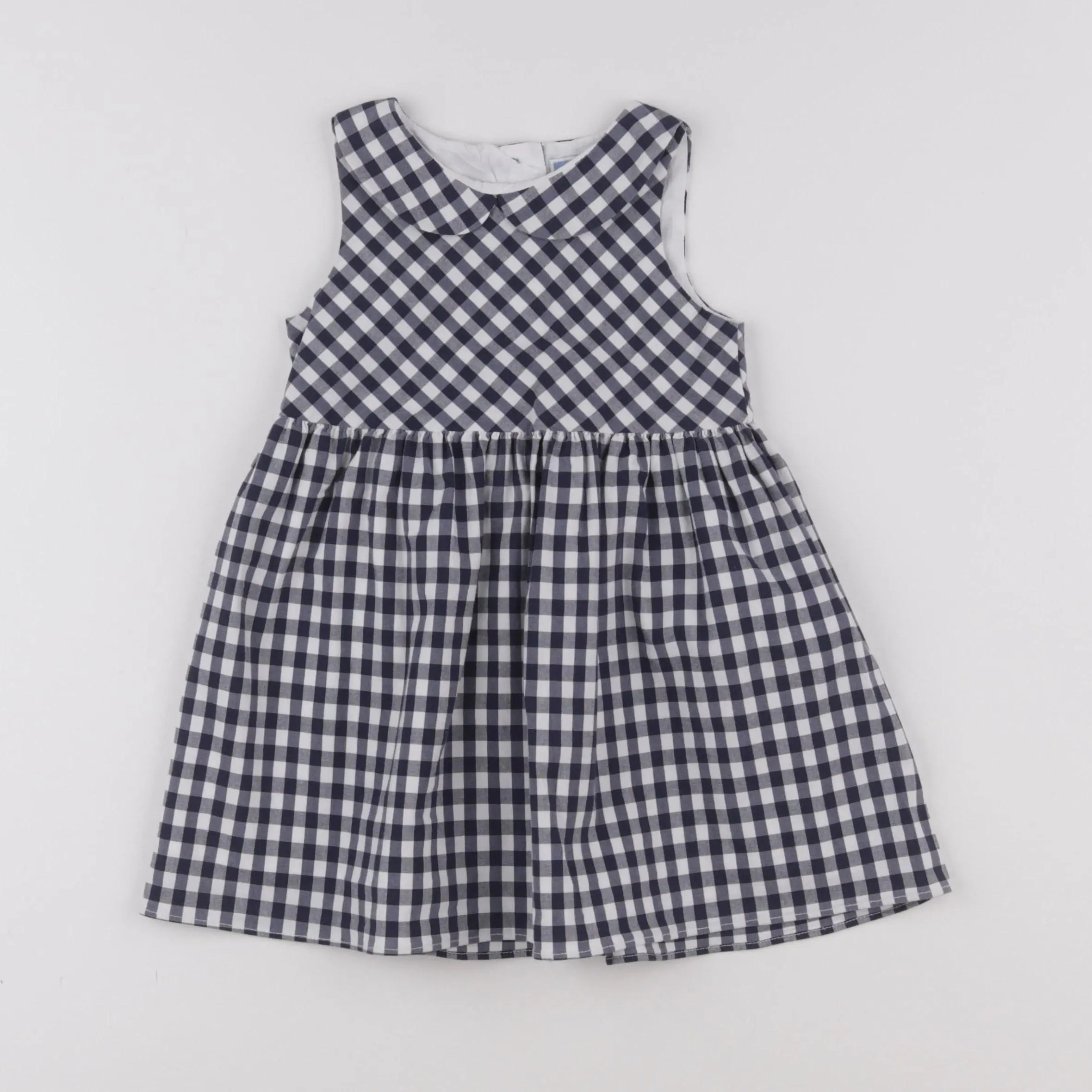 Jacadi - robe blanc, bleu - 18 mois
