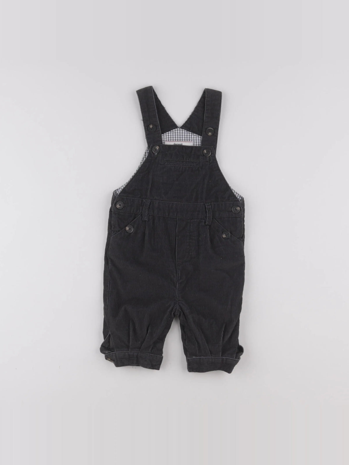 Jacadi - salopette gris - 6 mois