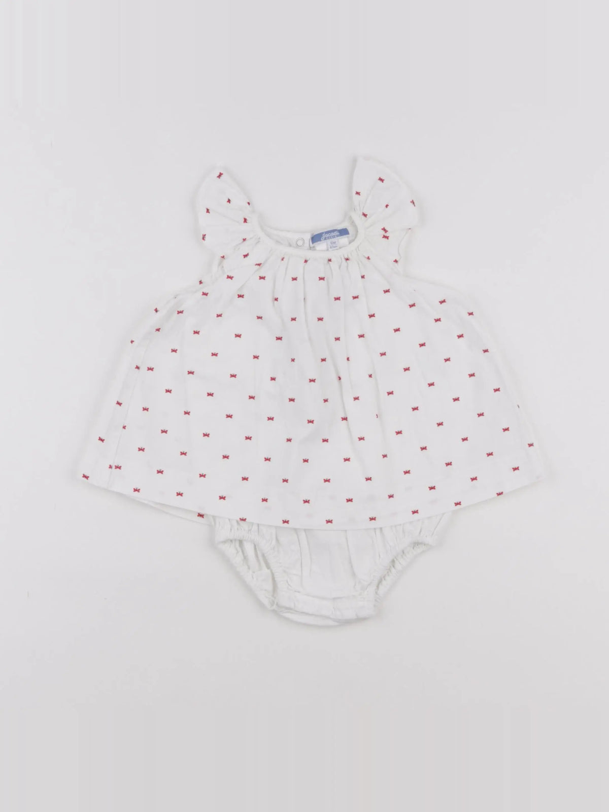 Jacadi - body robe blanc - 6 mois