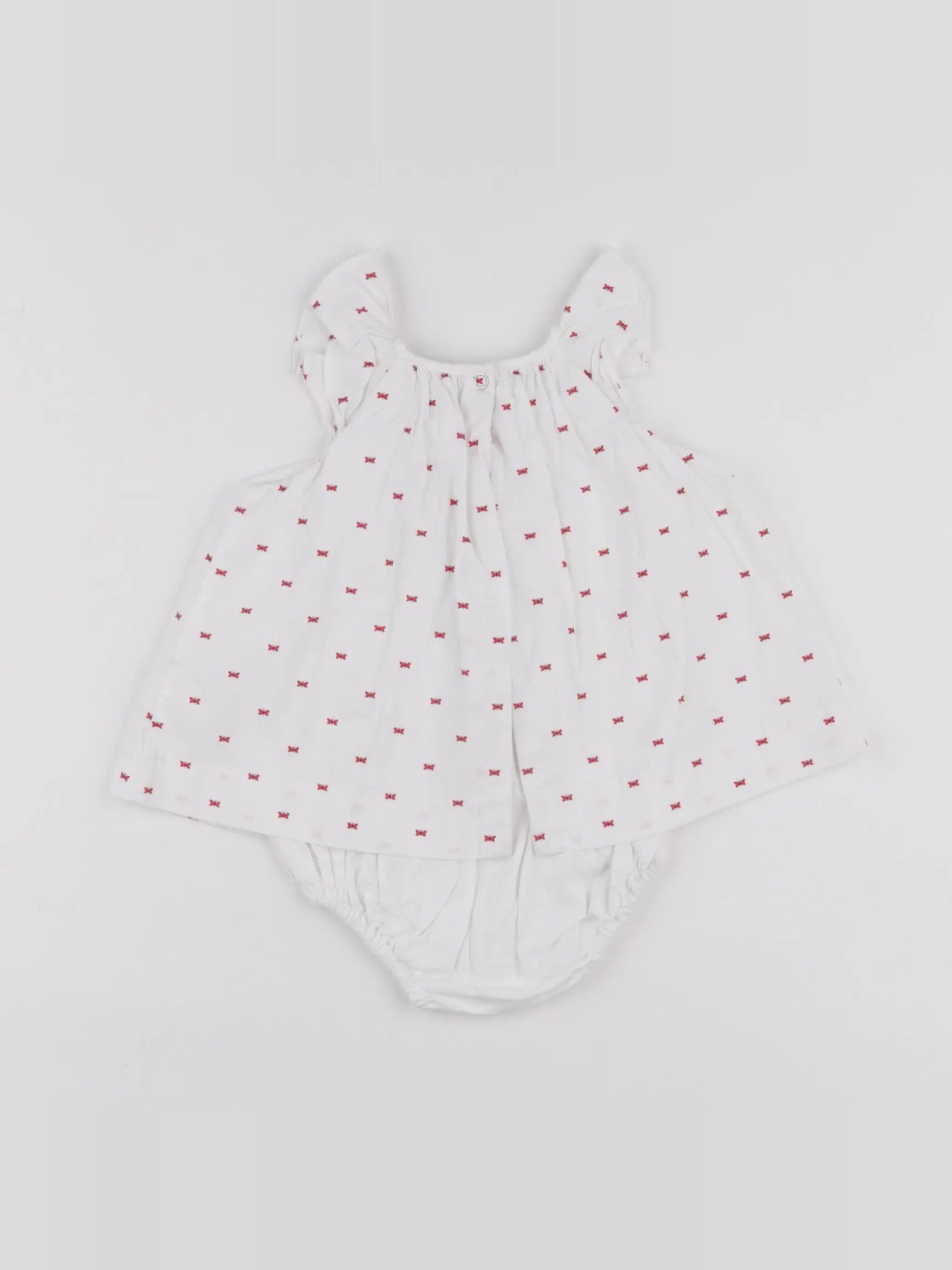 Jacadi - body robe blanc - 6 mois