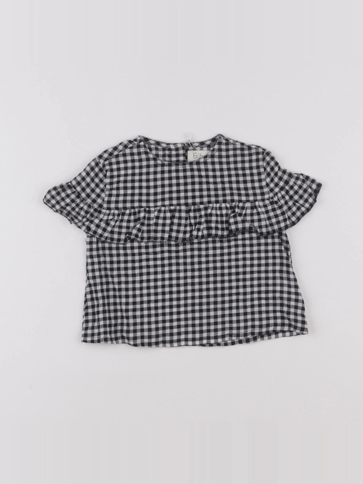 Buho - blouse blanc, noir - 6 mois