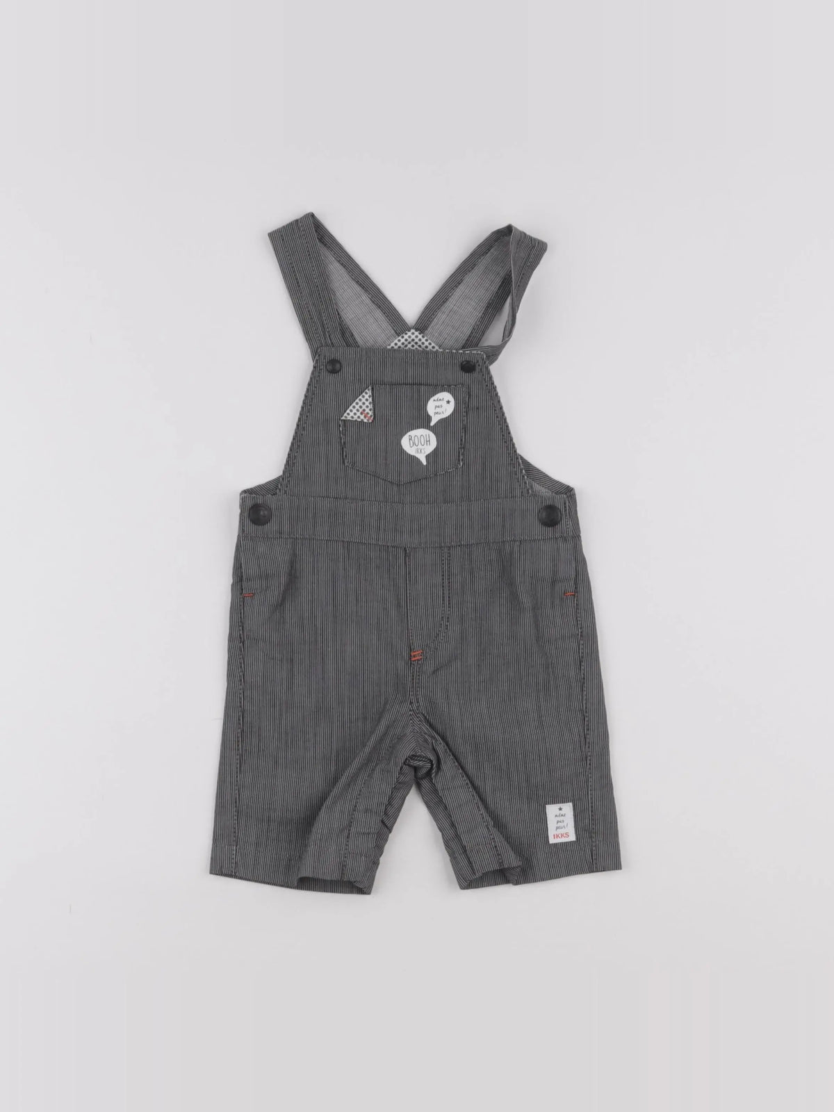 IKKS - salopette gris - 12 mois