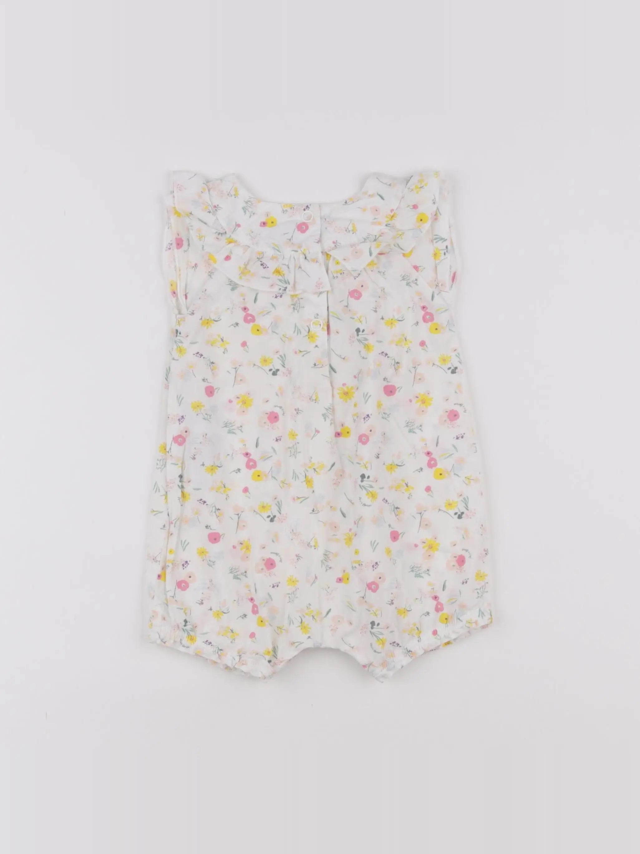 Petit Bateau - combinaison blanc - 6 mois