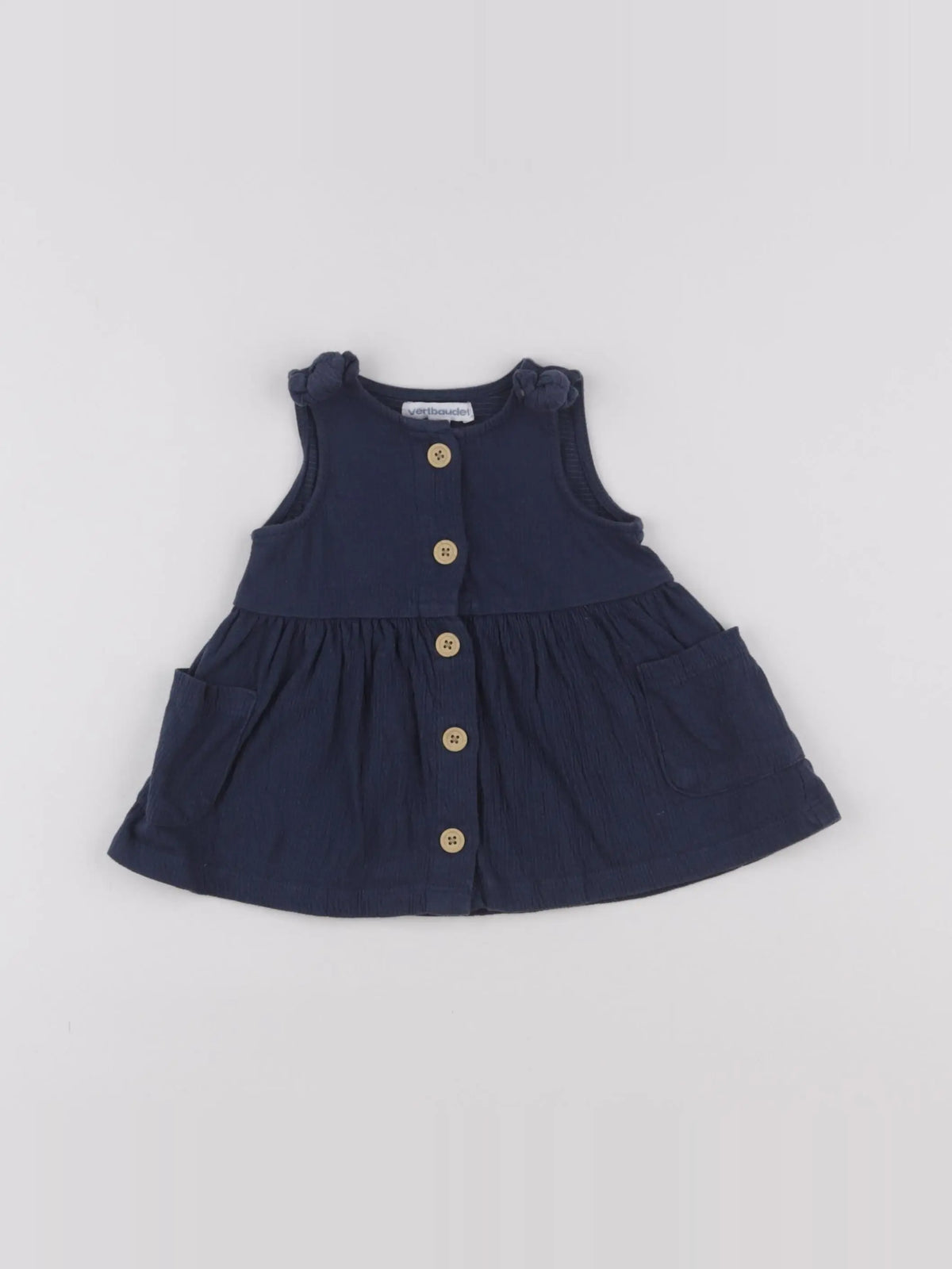 Vertbaudet - robe bleu - 3 mois
