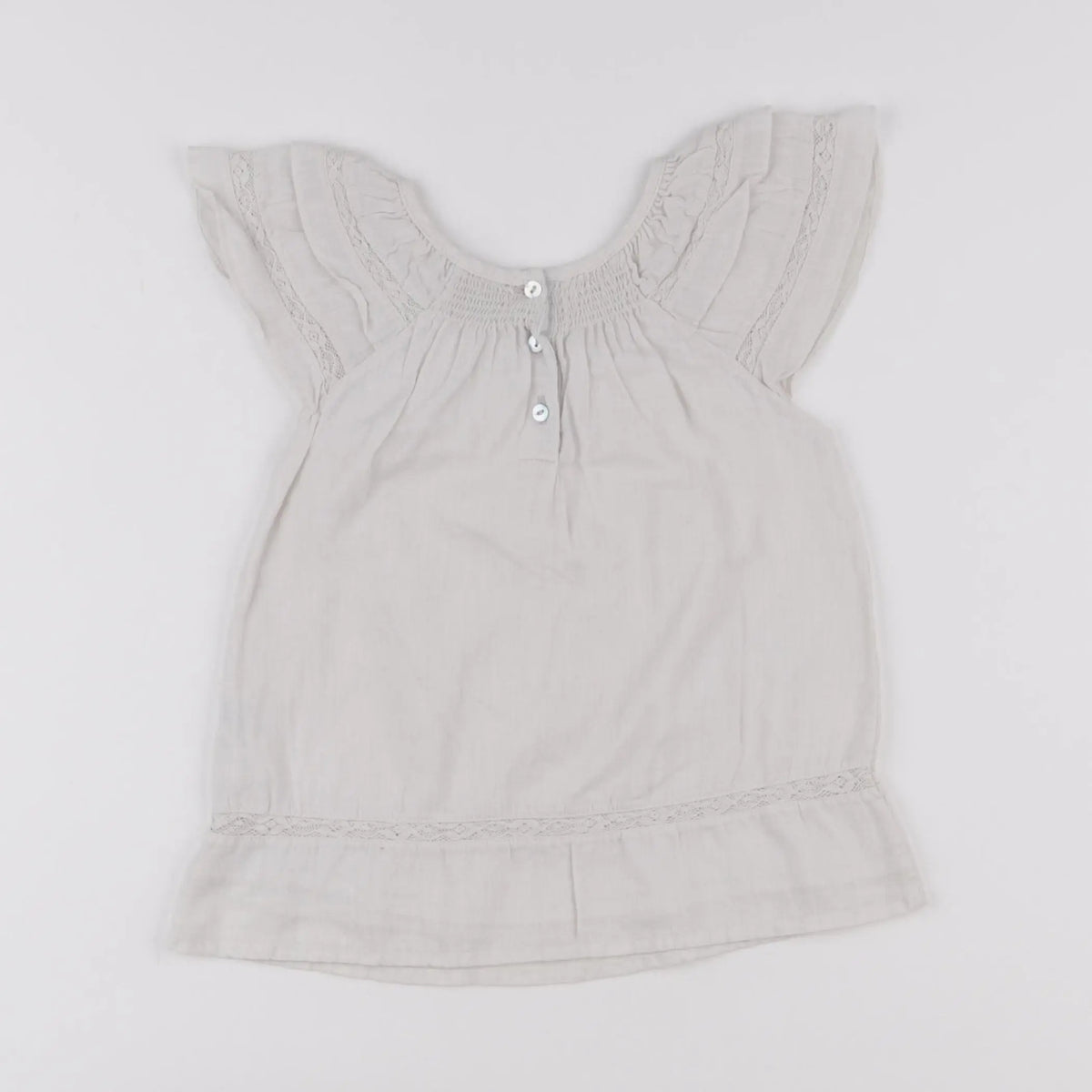 Tocoto vintage - robe beige - 12/18 mois