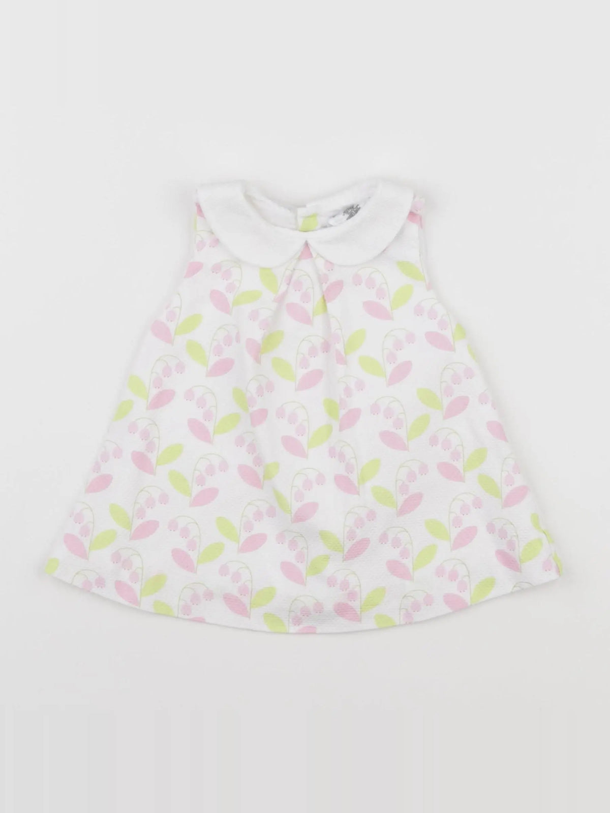 Jacadi - robe blanc, rose - 3 mois