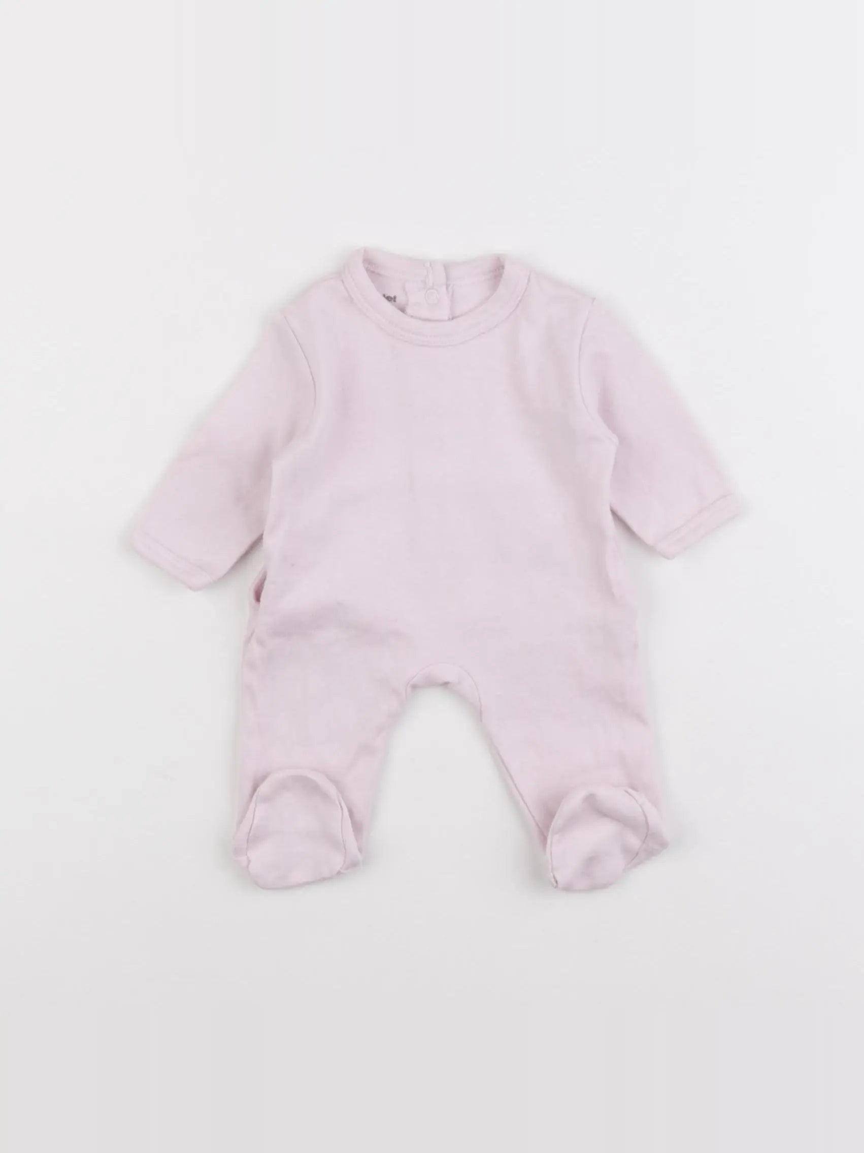 Vertbaudet - pyjama coton rose - 0 mois