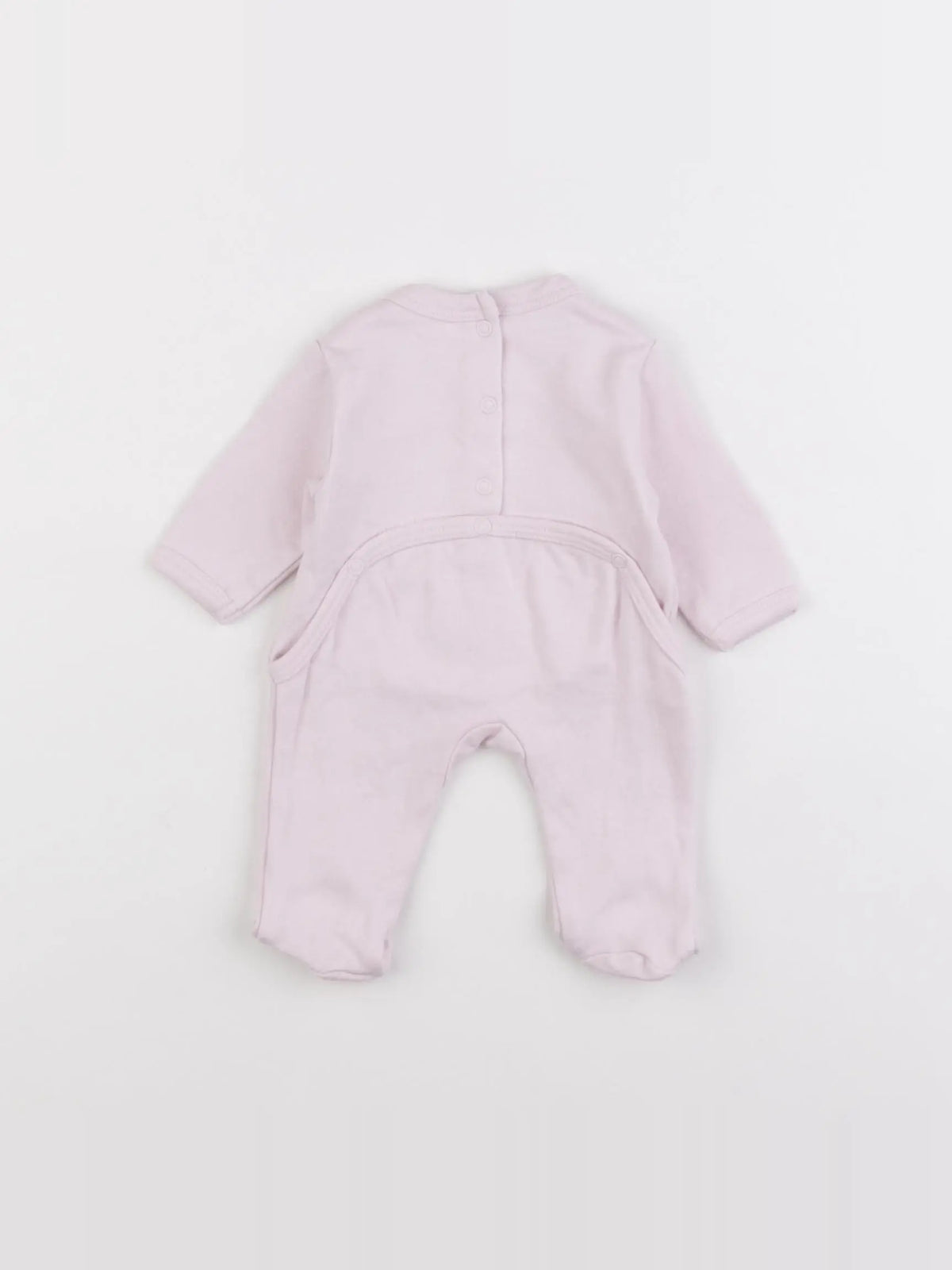 Vertbaudet - pyjama coton rose - 0 mois
