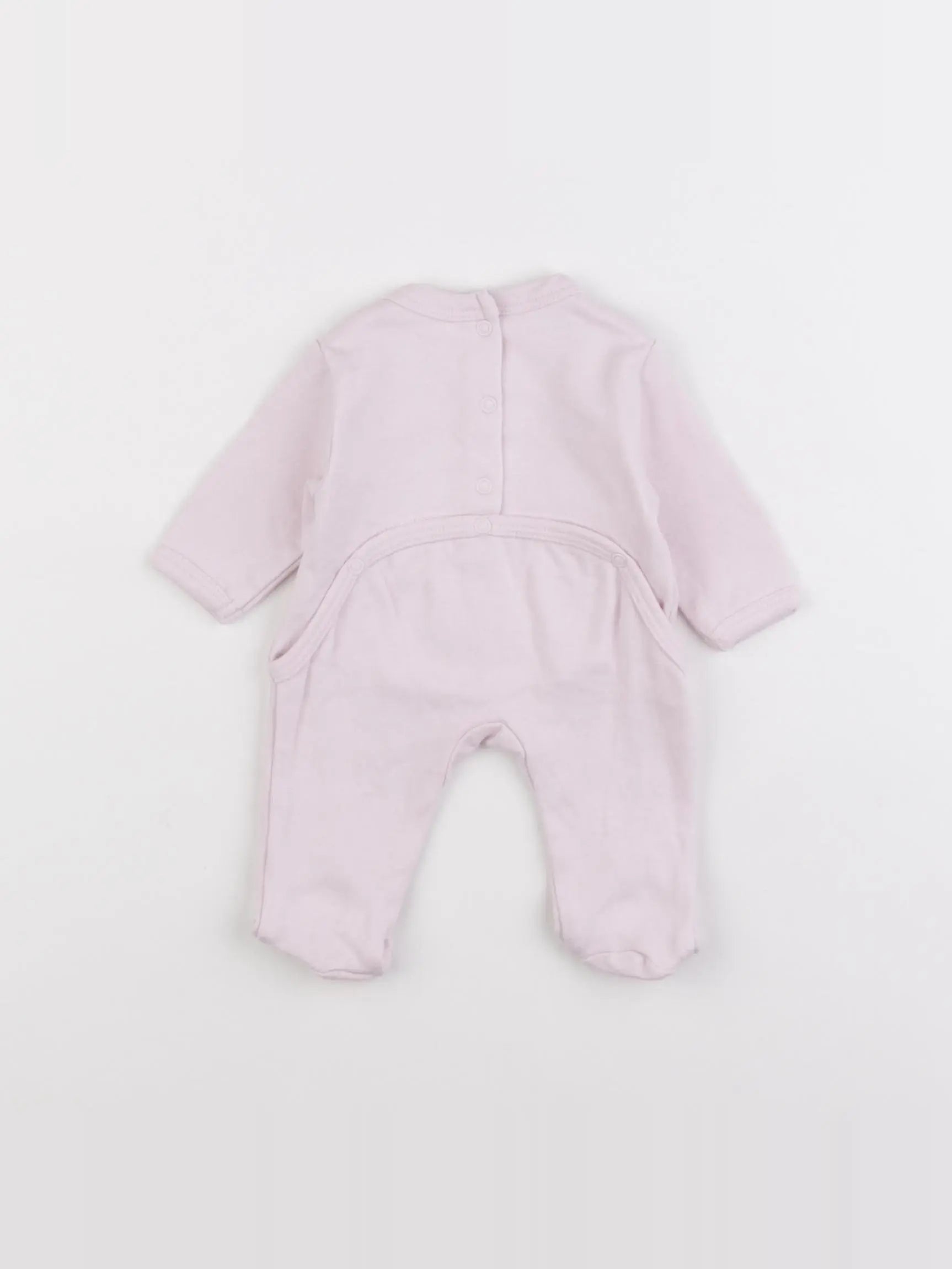 Vertbaudet - pyjama coton rose - 0 mois
