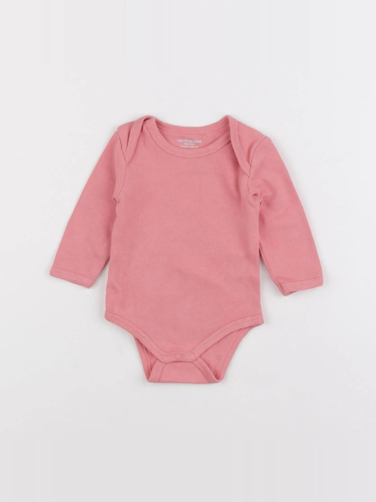 Vertbaudet - body rose - 3 mois