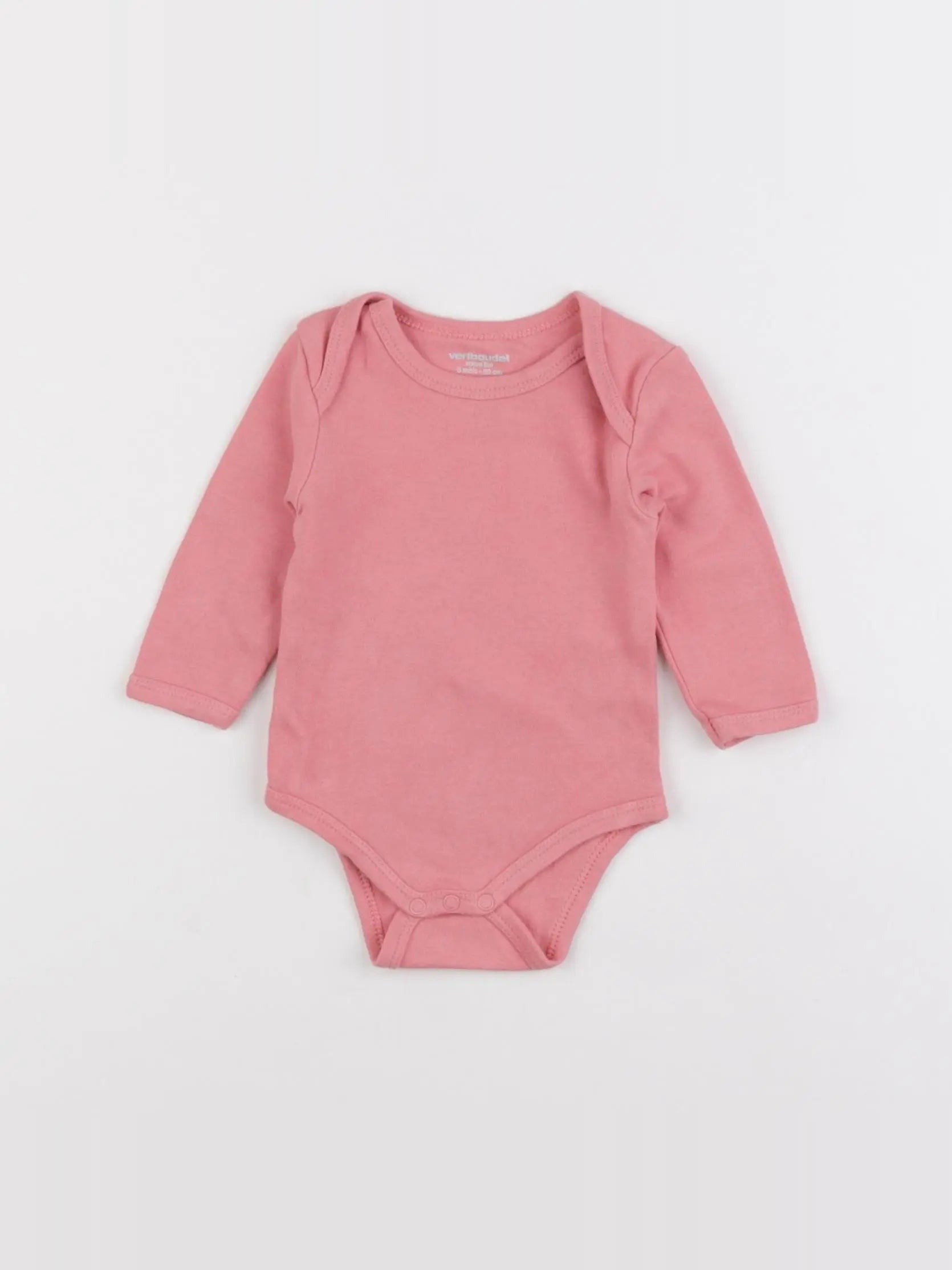 Vertbaudet - body rose - 3 mois