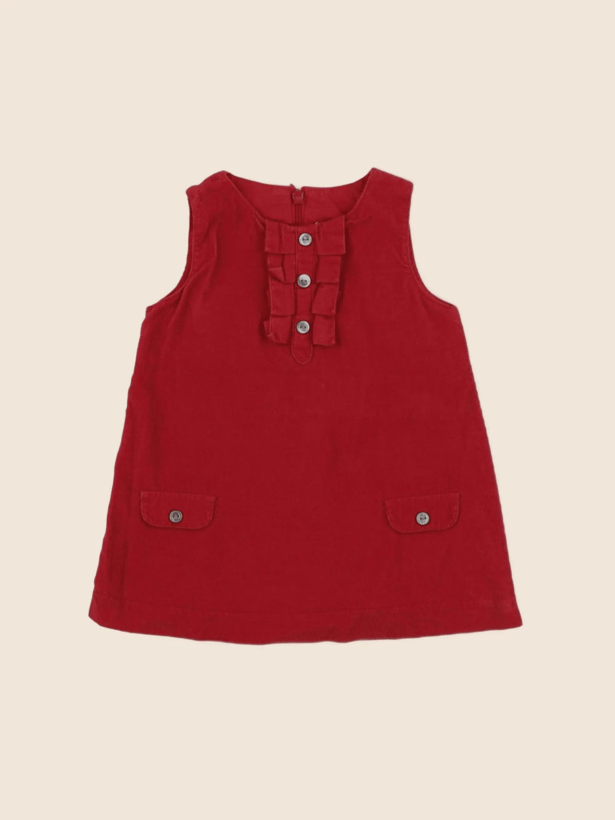Jacadi - robe rouge - 6 mois