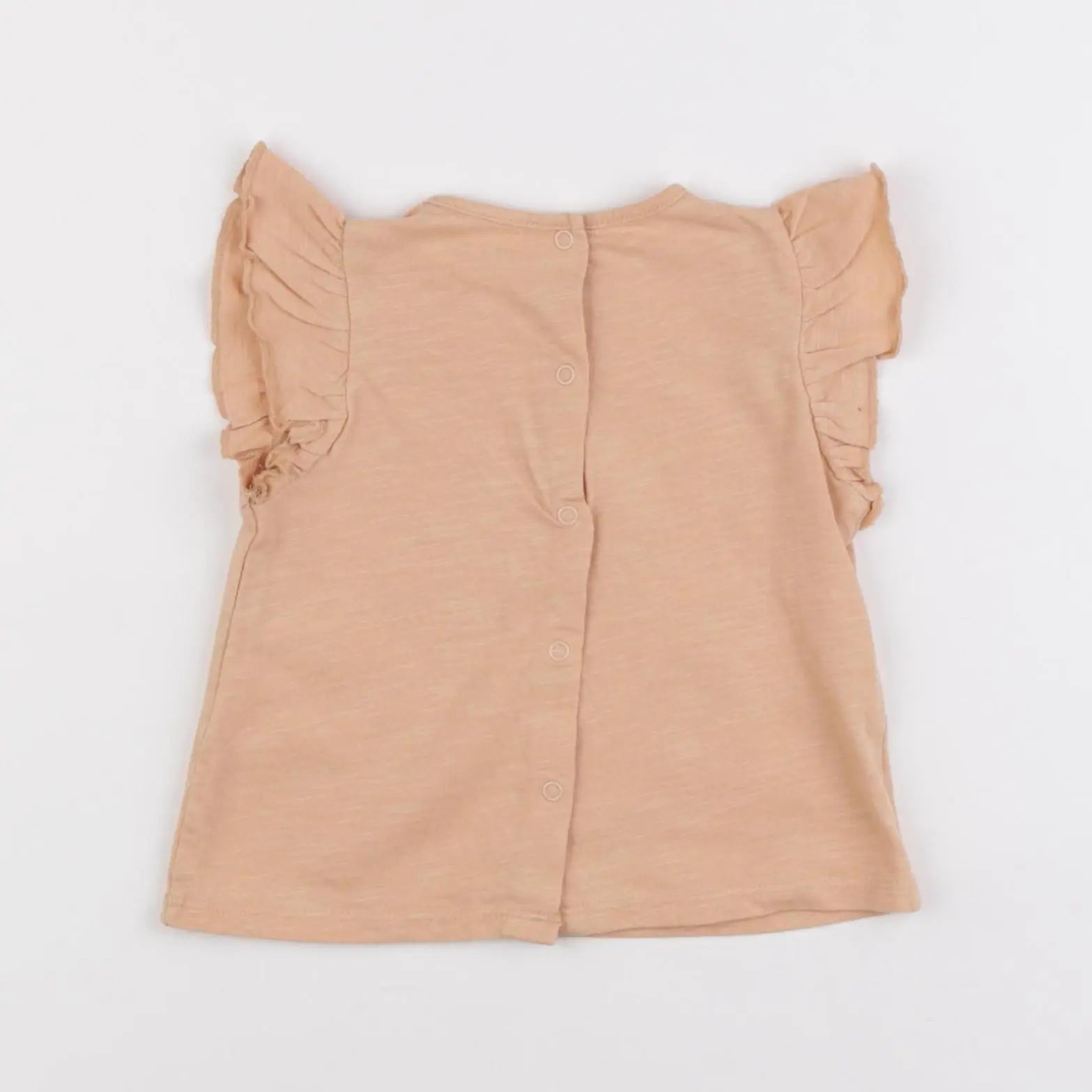 Vertbaudet - tee-shirt orange - 9 mois