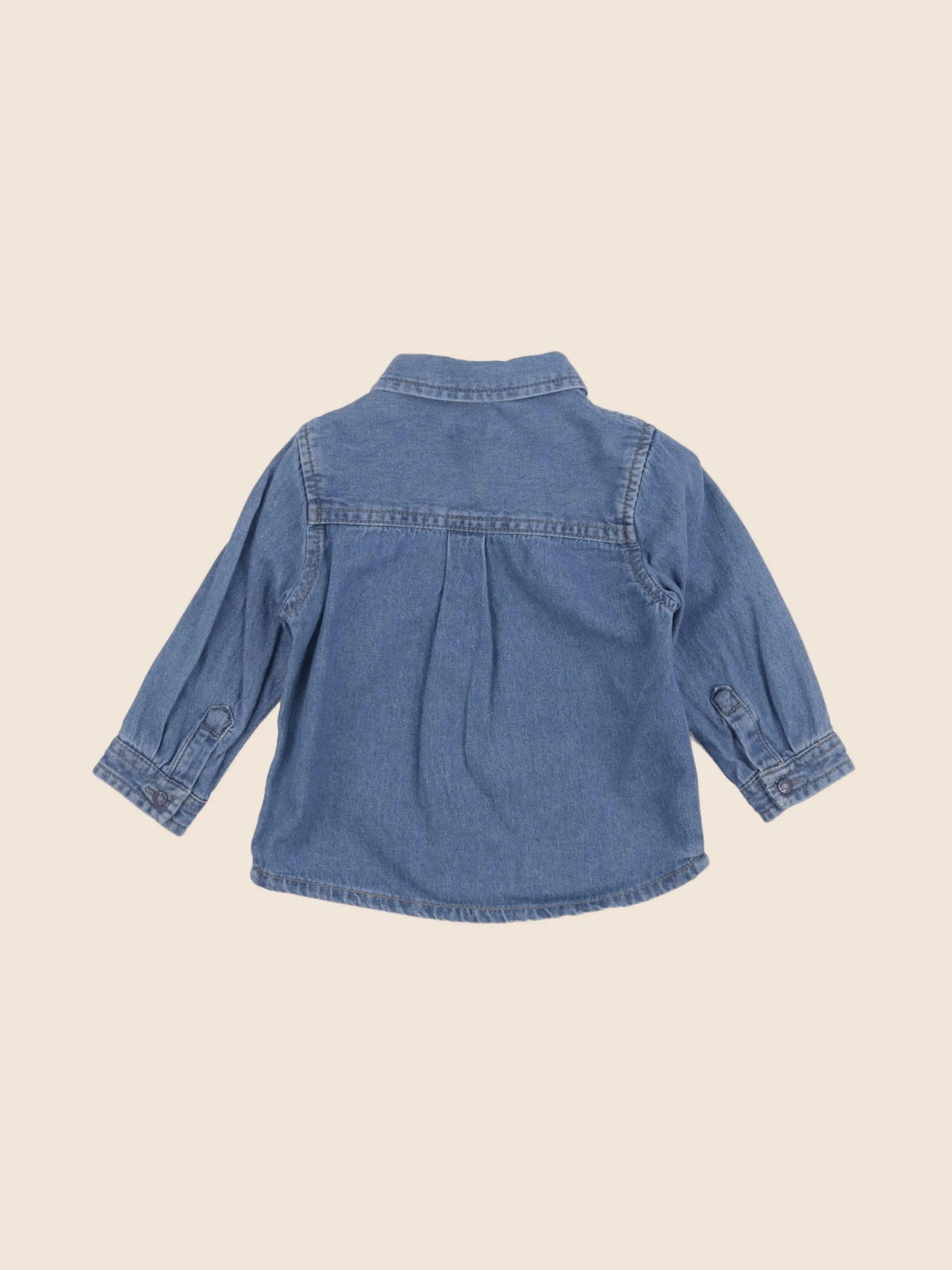 Vertbaudet - chemise bleu - 18 mois