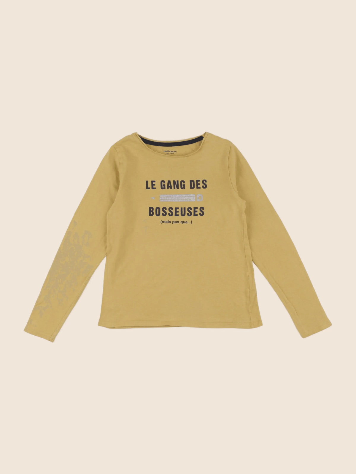 Vertbaudet - tee-shirt jaune - 8 ans