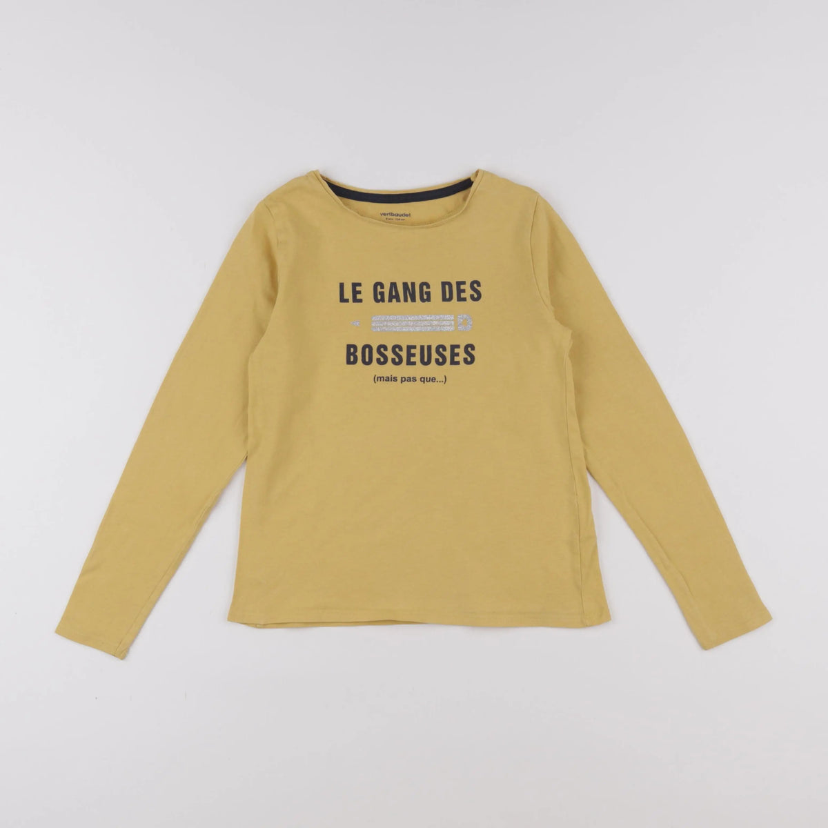Vertbaudet - tee-shirt jaune - 8 ans