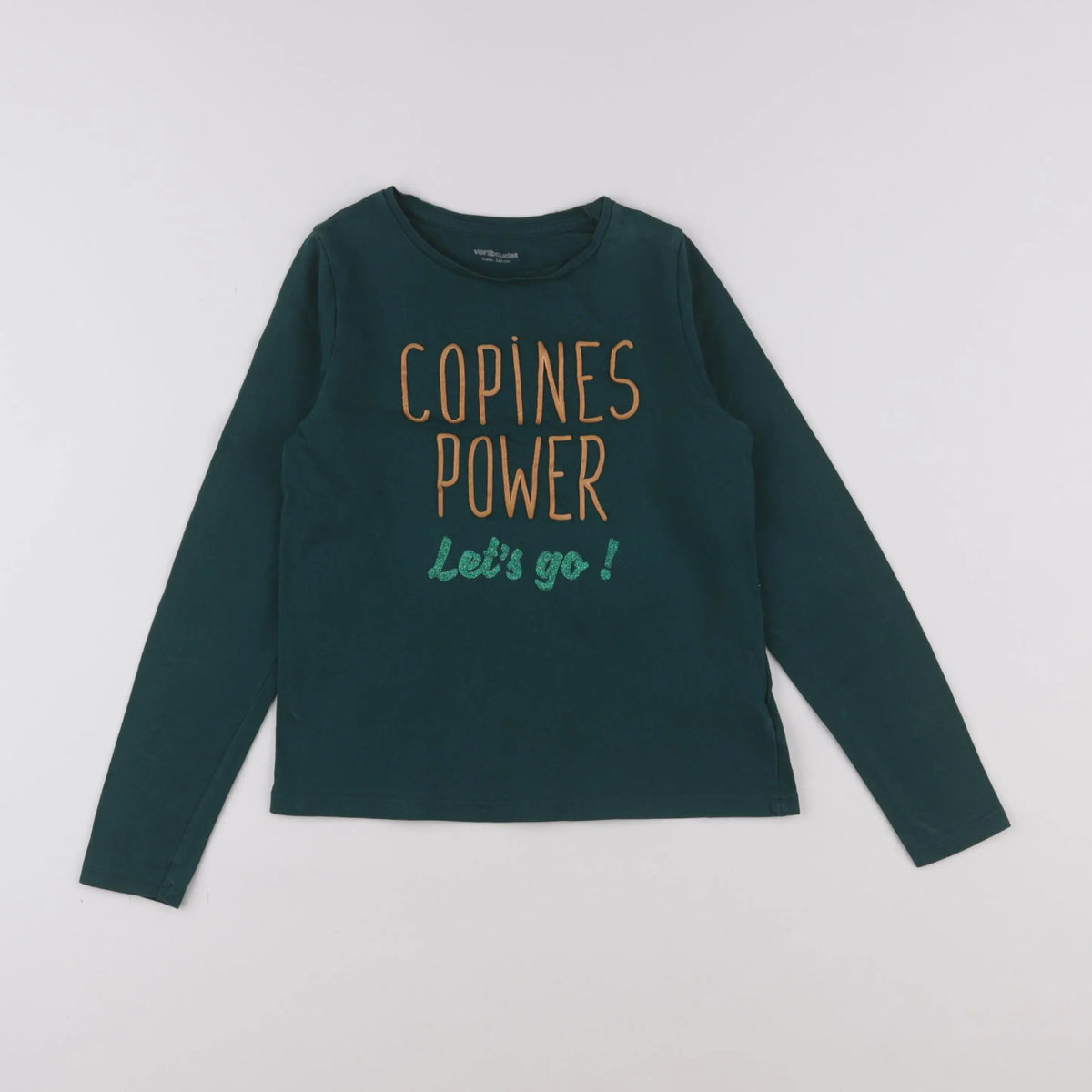 Vertbaudet - tee-shirt vert - 8 ans