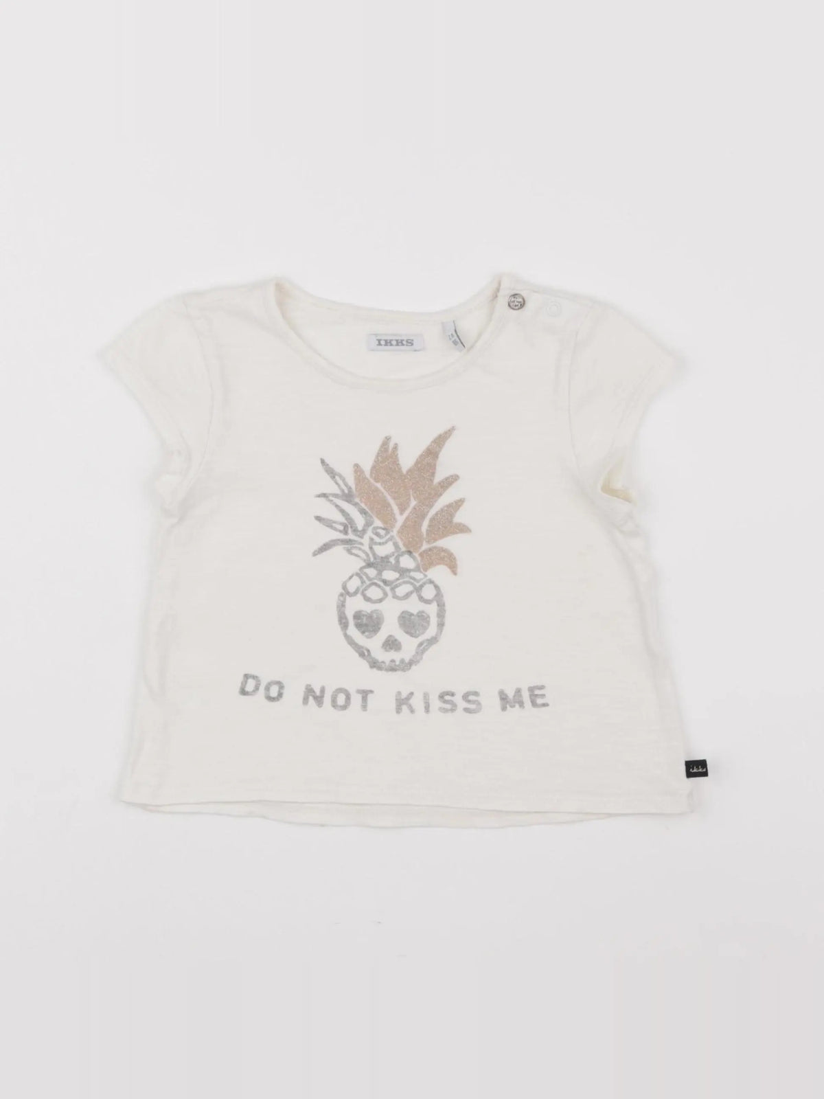 IKKS - tee-shirt beige - 2 ans