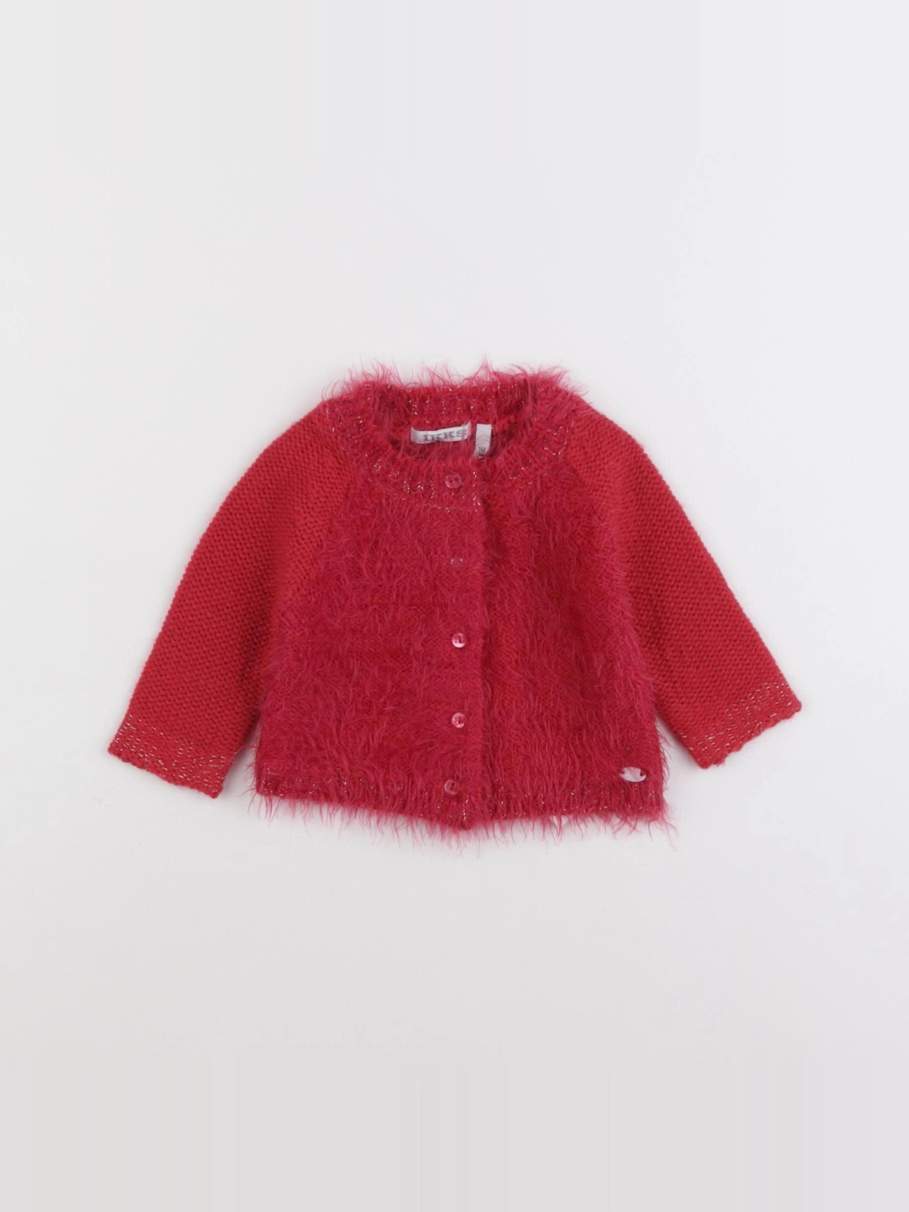 IKKS - gilet rose - 3 mois