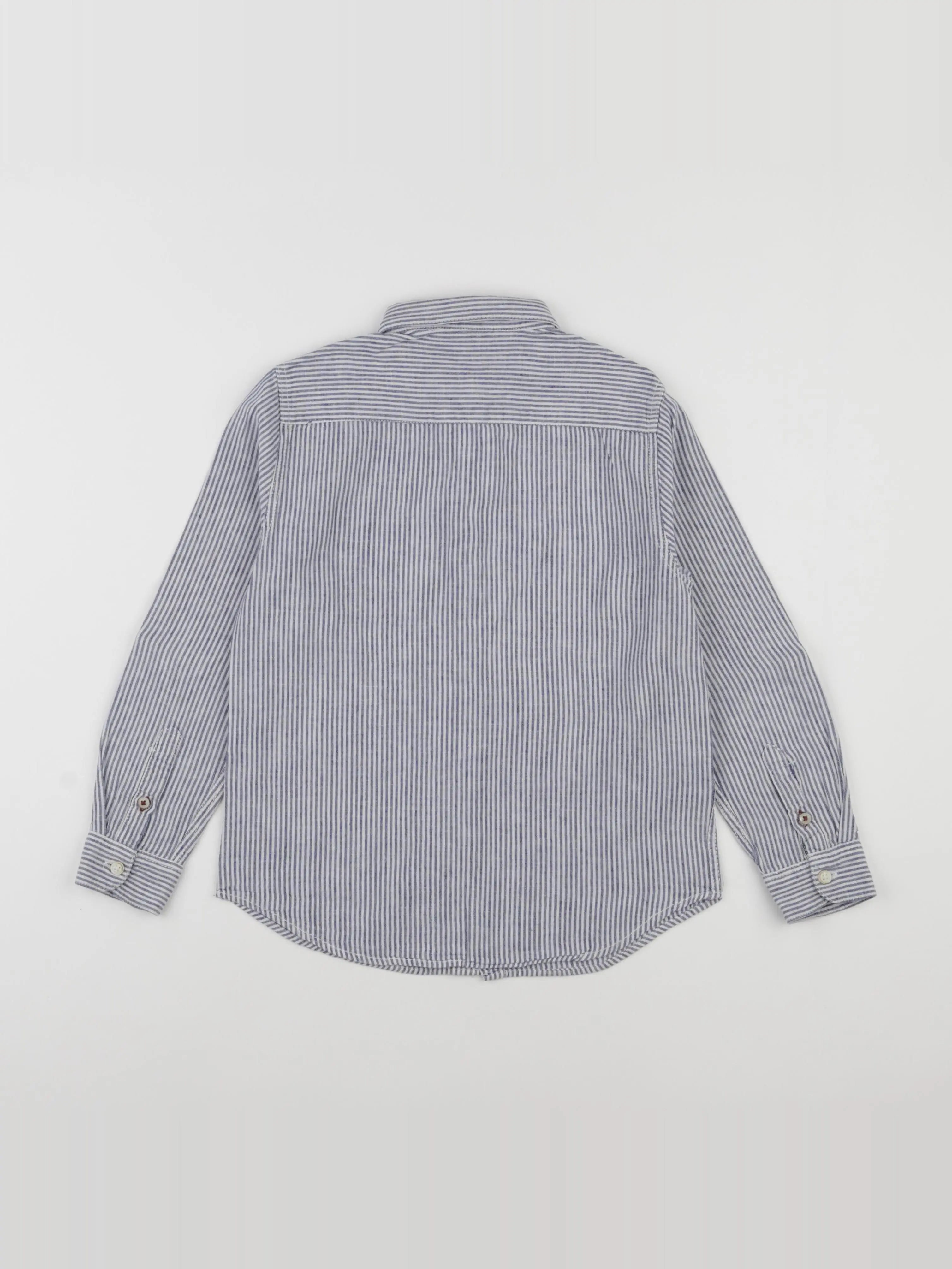 Zara - chemise bleu, blanc - 8 ans