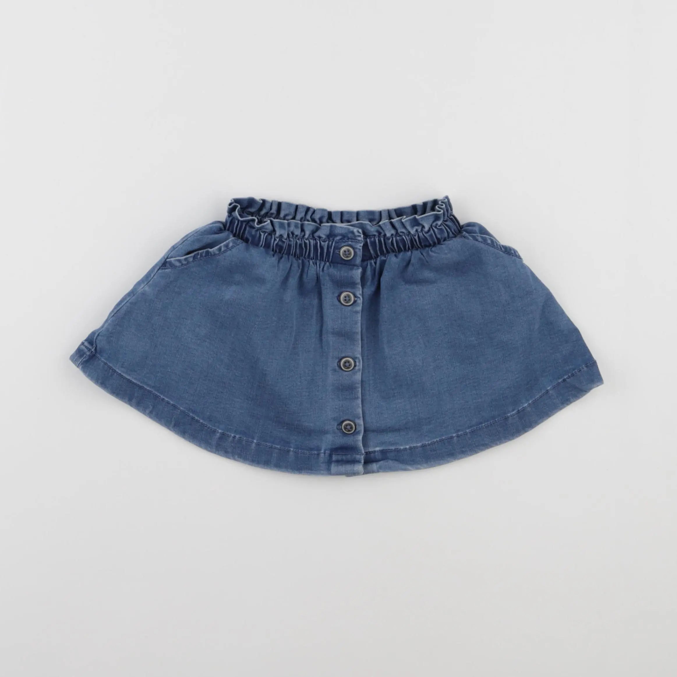 Vertbaudet - jupe bleu - 18 mois