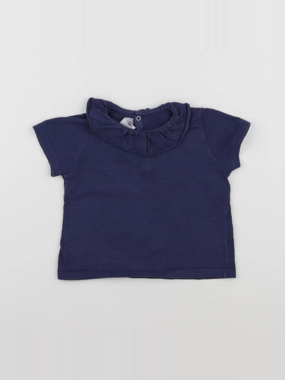 Petit Bateau - tee-shirt bleu - 18 mois