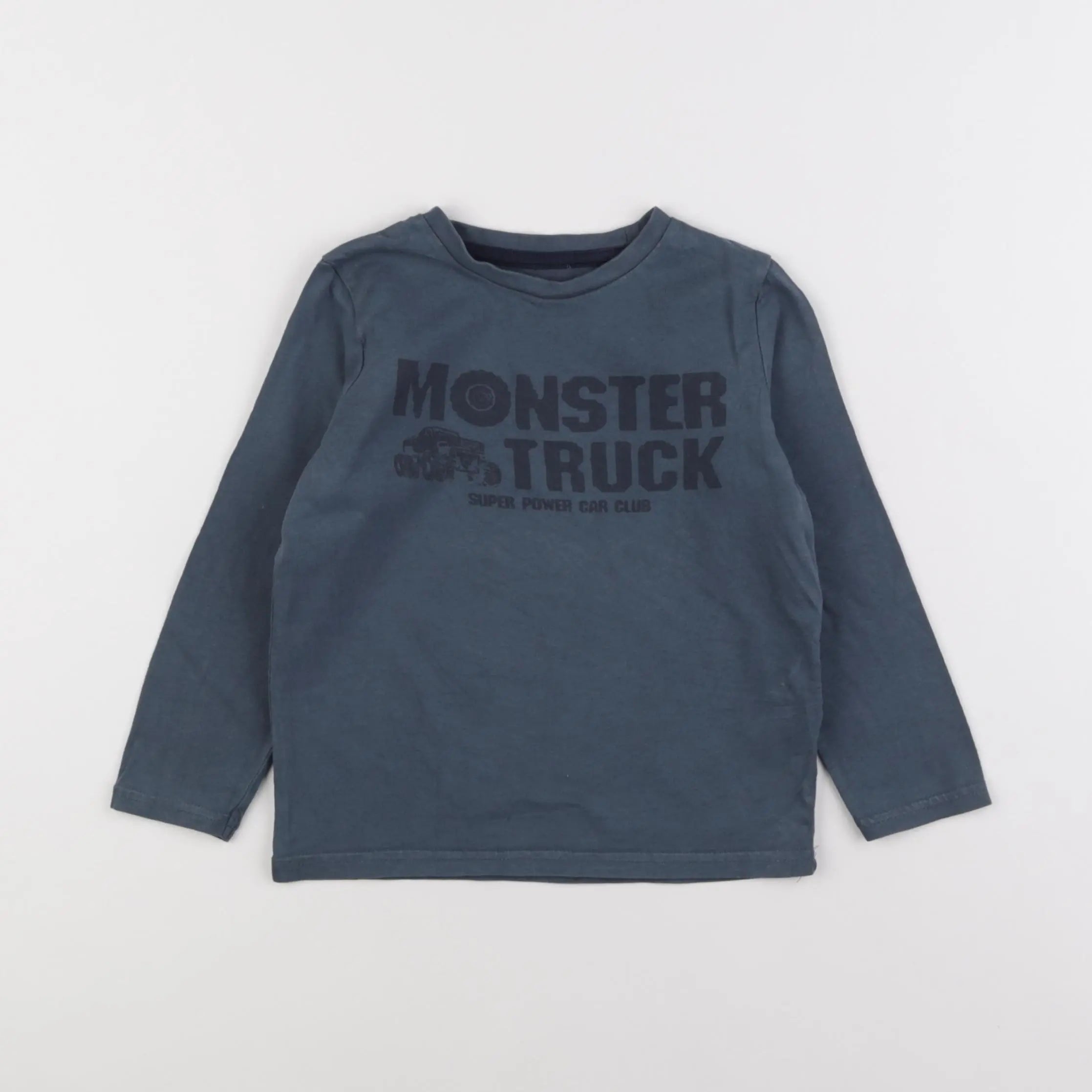 Vertbaudet - tee-shirt bleu - 5 ans