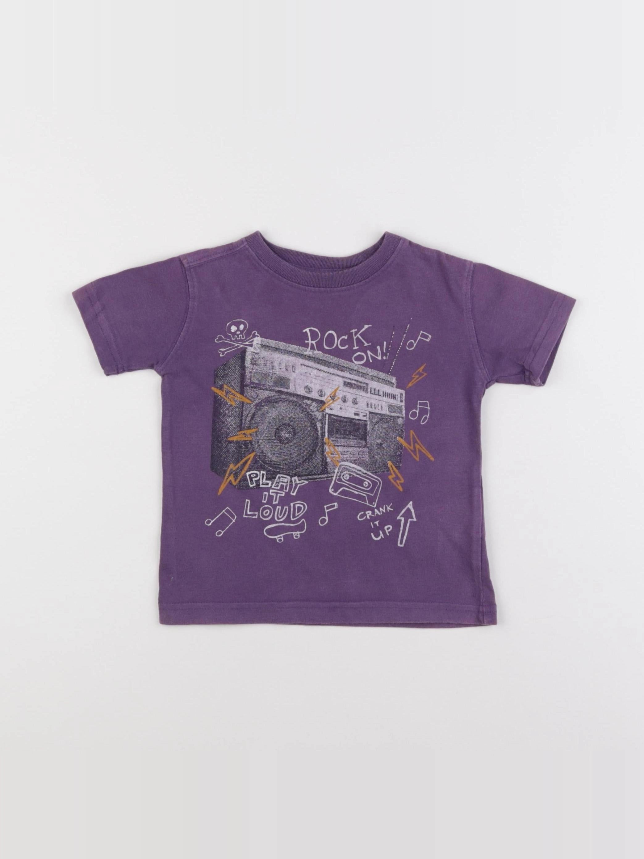 GAP - tee-shirt violet - 12/18 mois