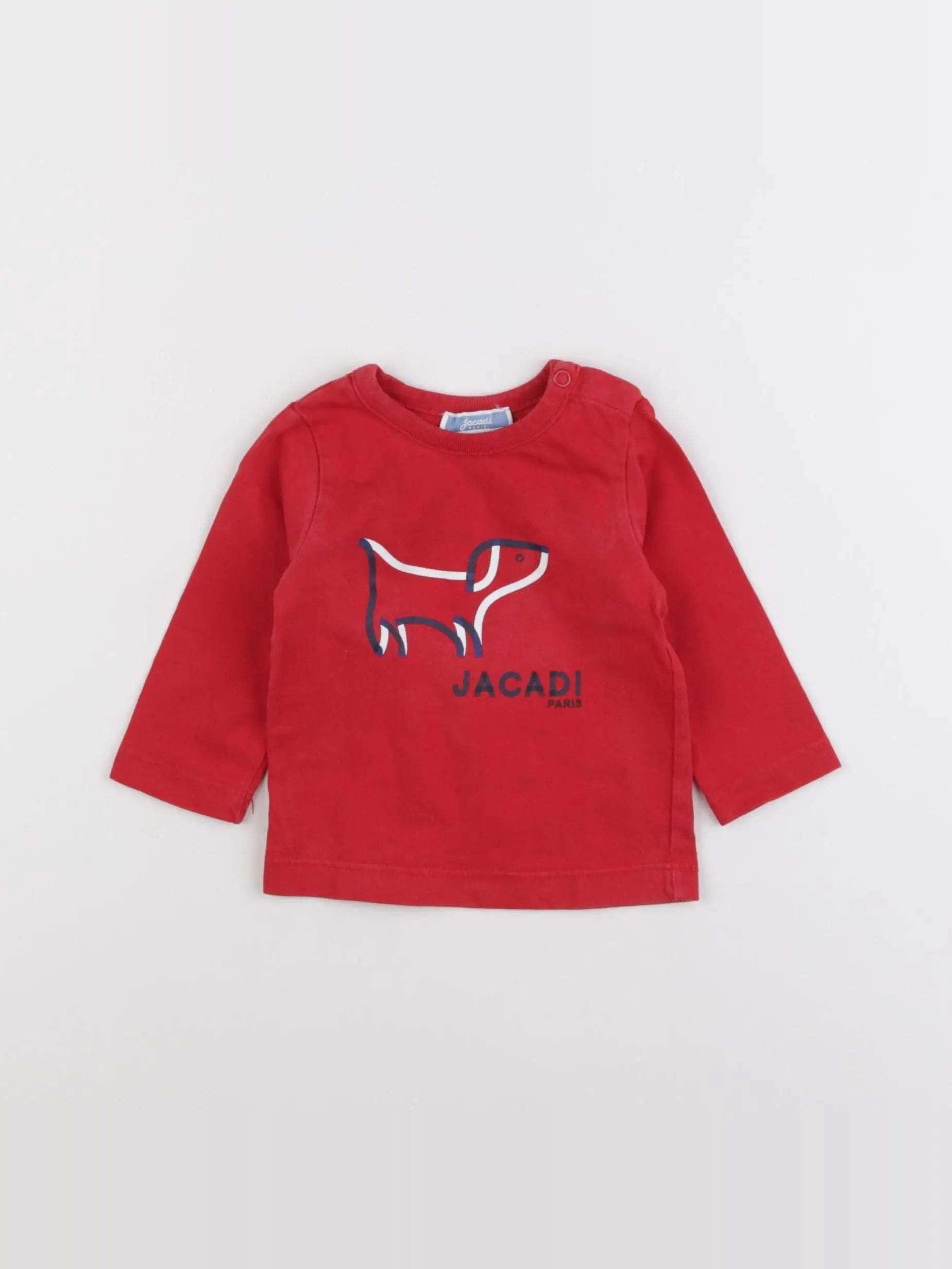 Jacadi - tee-shirt rouge - 6 mois