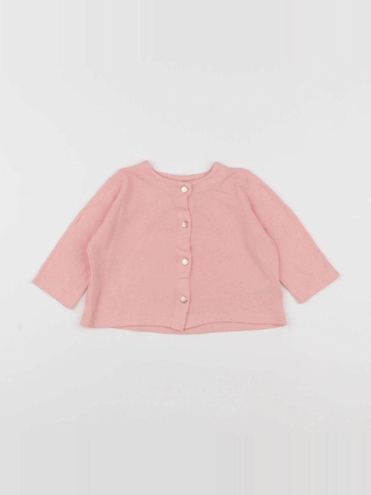Petit Bateau - tee-shirt rose - 12 mois