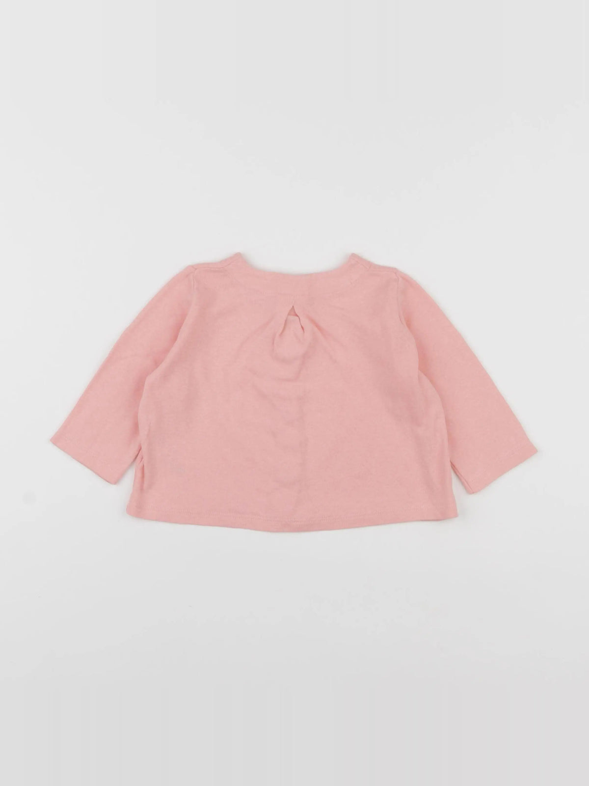 Petit Bateau - tee-shirt rose - 12 mois