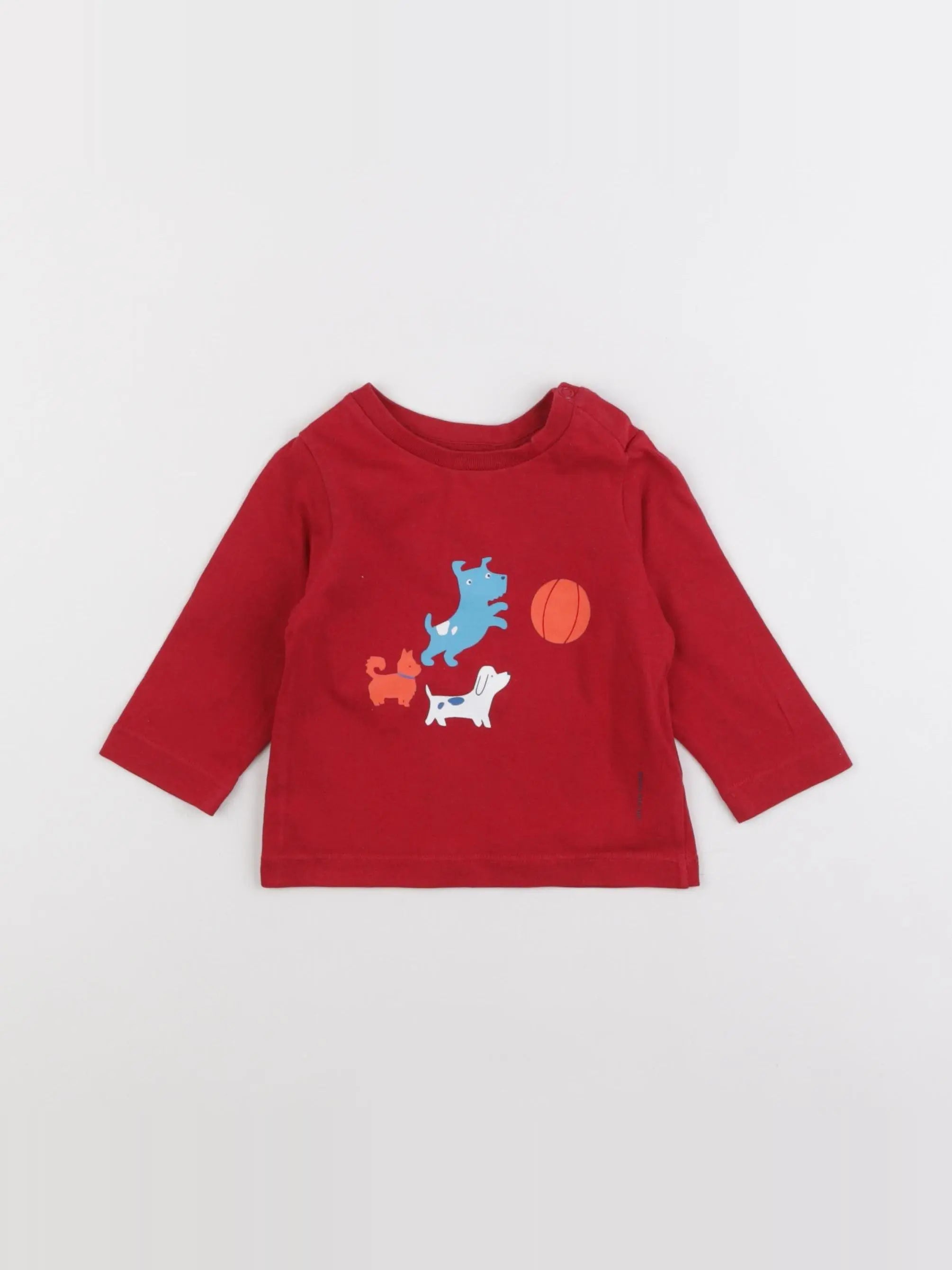 Jacadi - tee-shirt multicolore - 6 mois