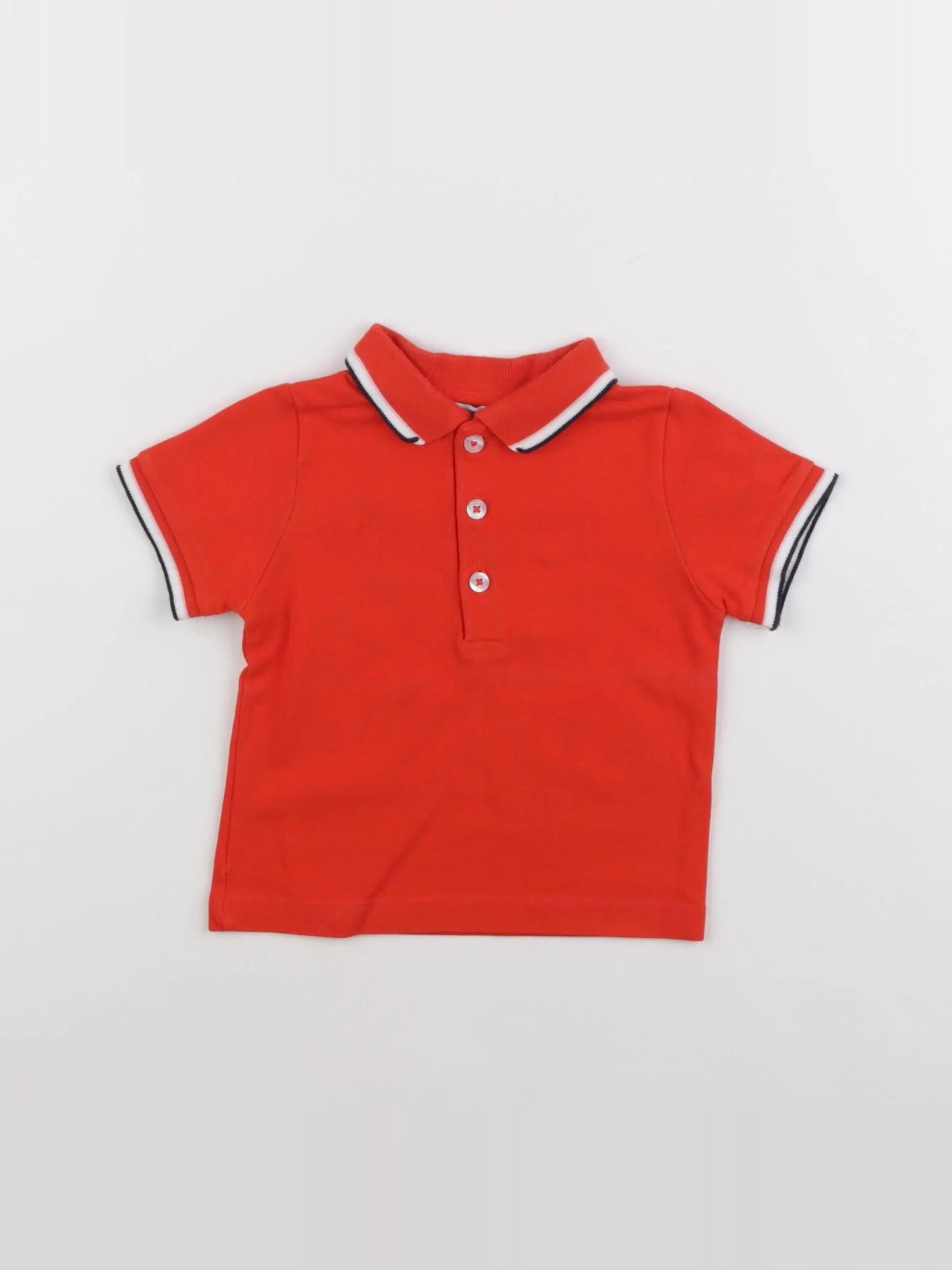 Jacadi - polo rouge - 12 mois