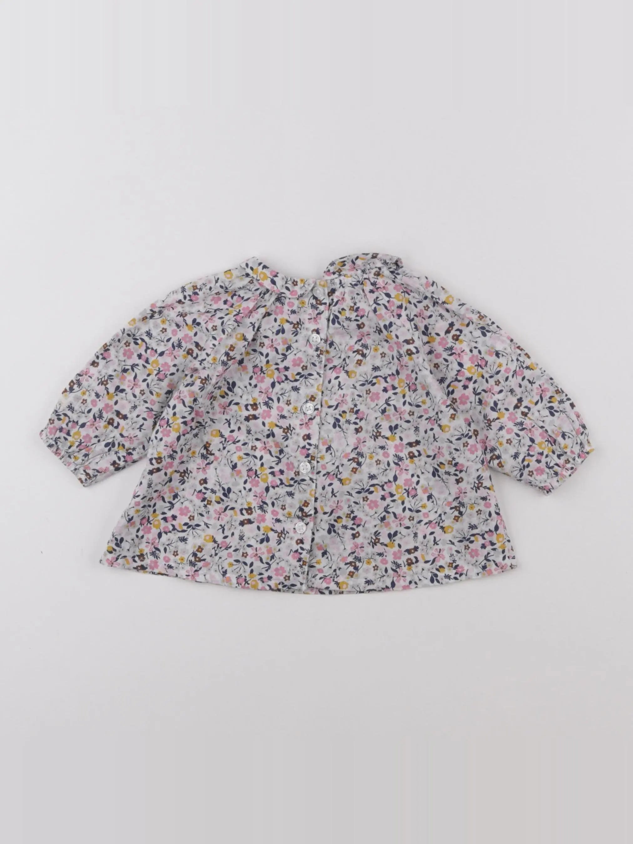 Boutchou - blouse multicolore - 3 mois