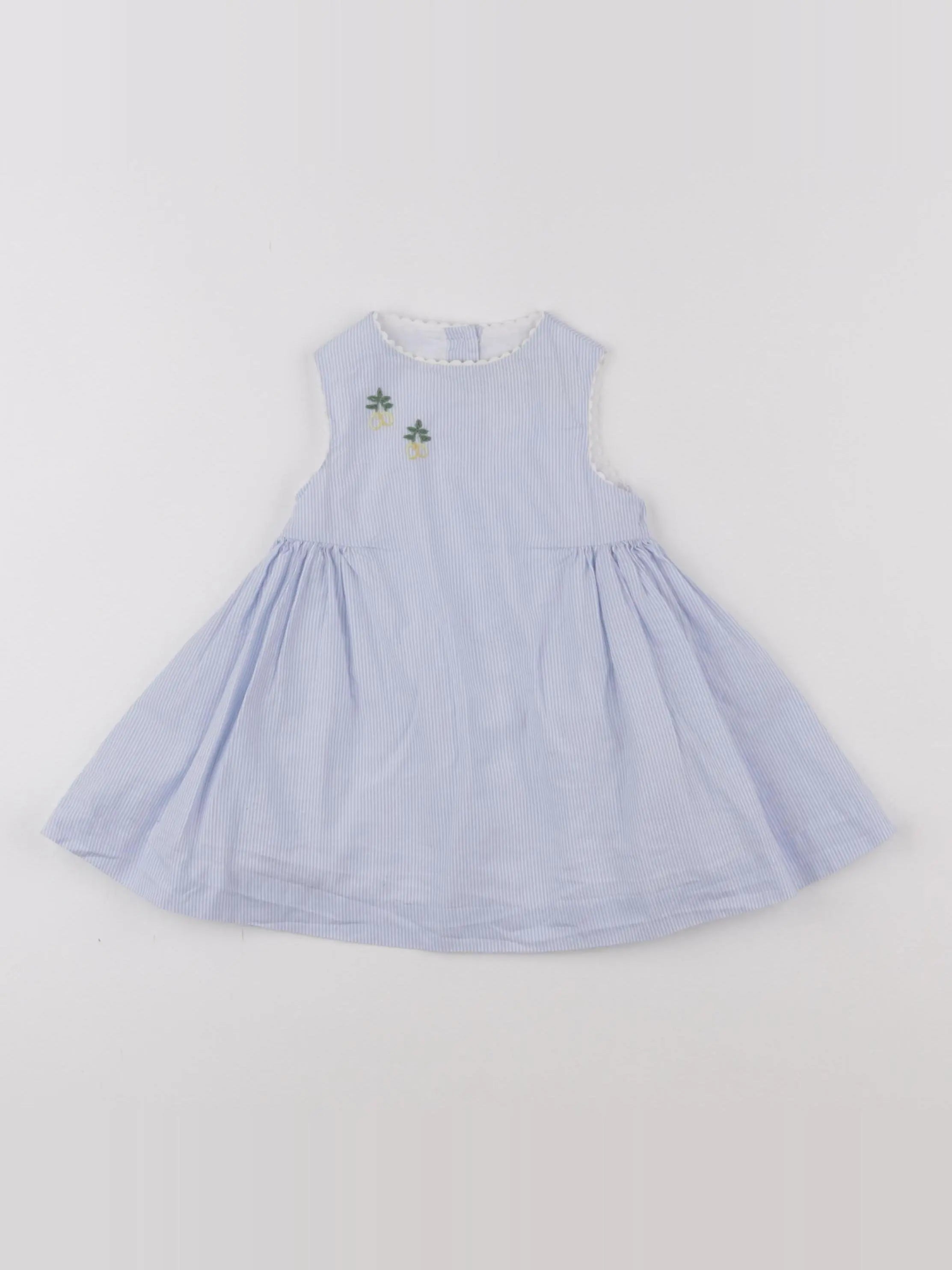 Cyrillus - robe bleu - 6 mois