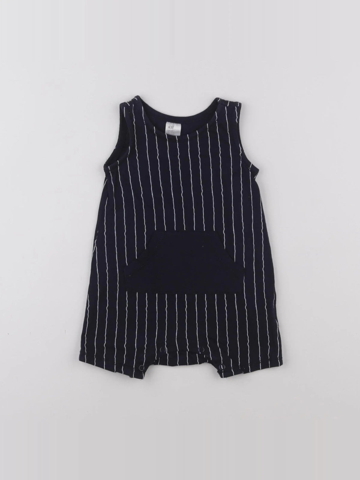 H&M - combinaison bleu - 4/6 mois