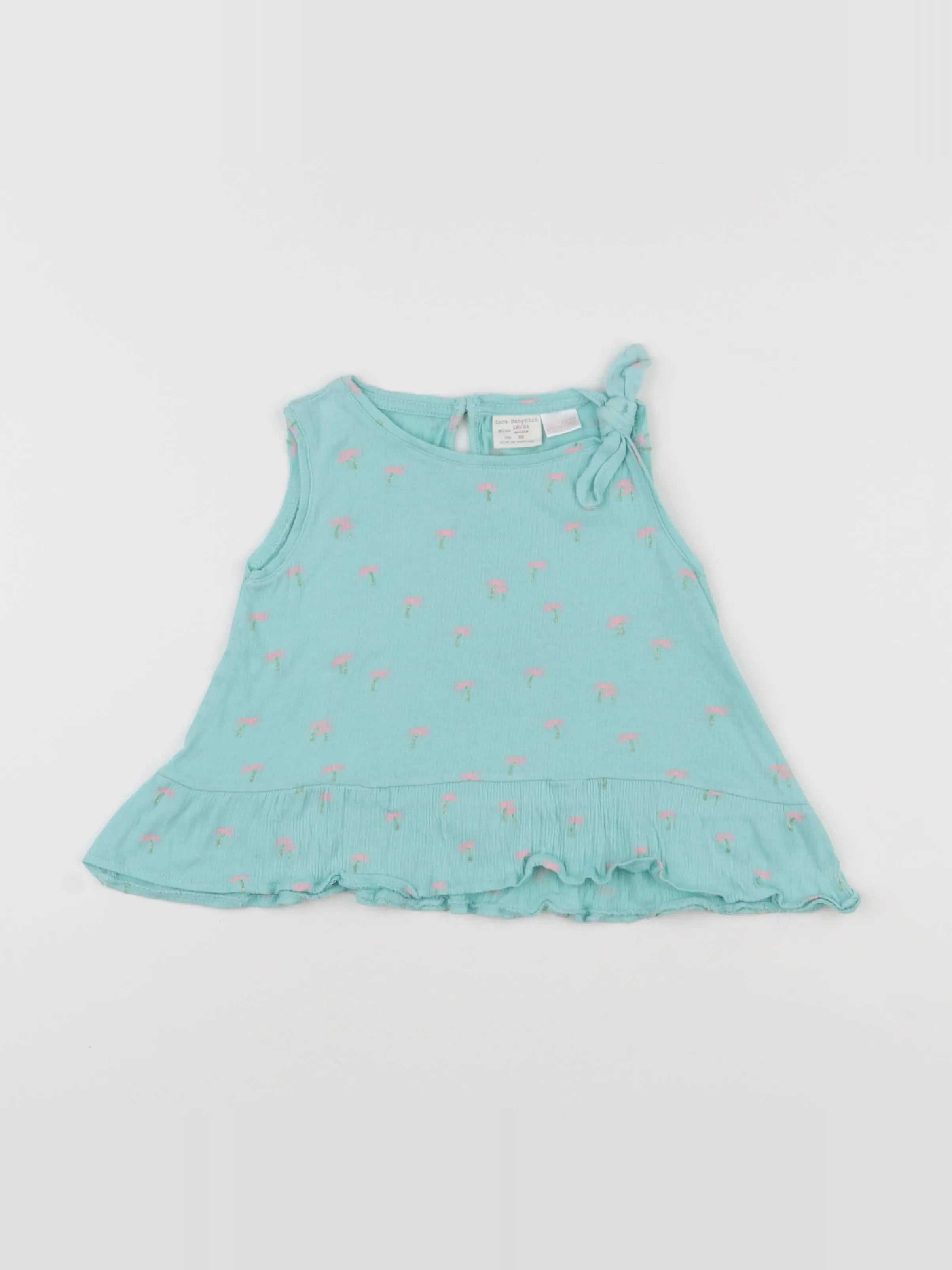 Zara - débardeur bleu - 18 mois à 2 ans
