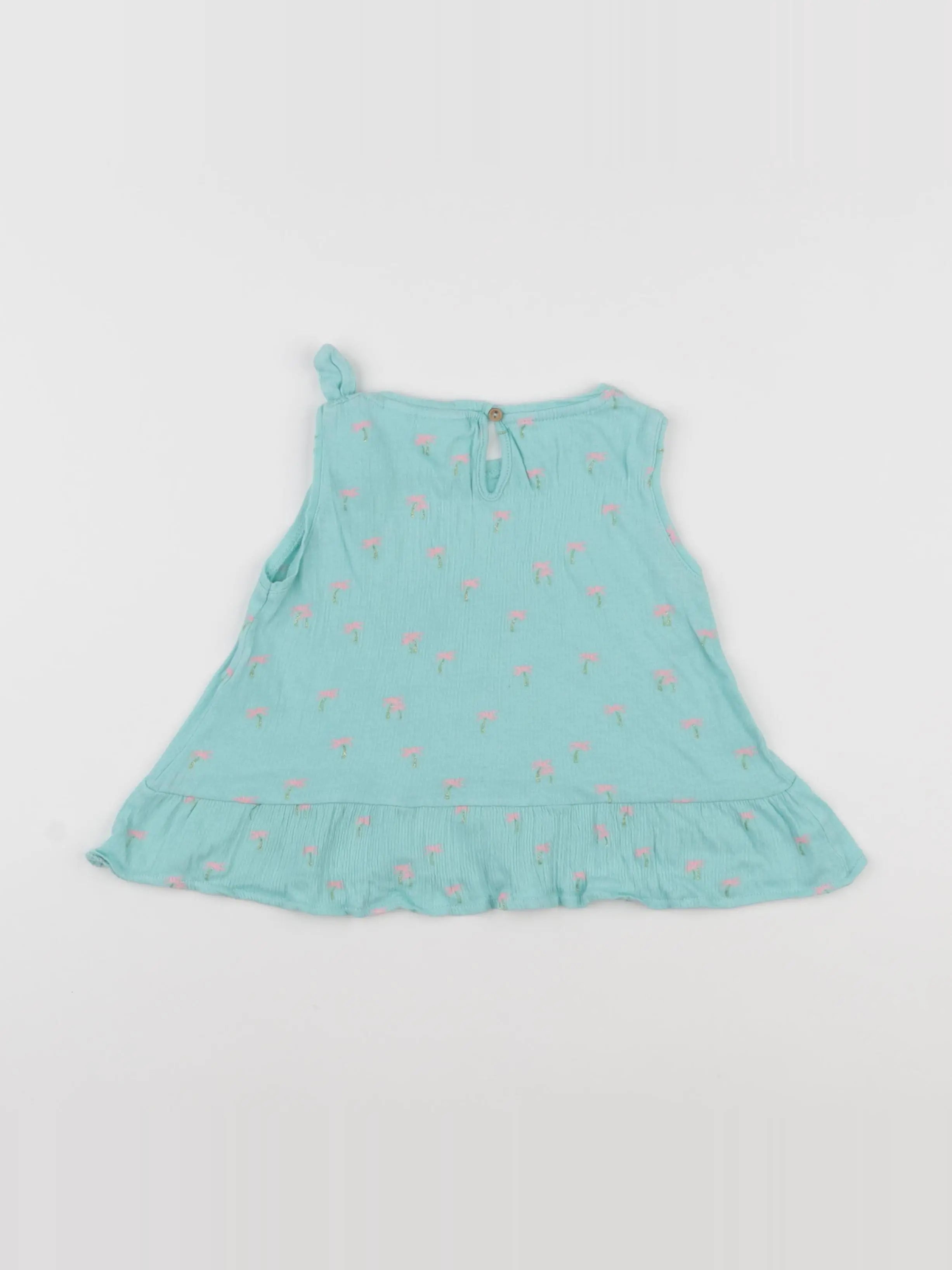 Zara - débardeur bleu - 18 mois à 2 ans