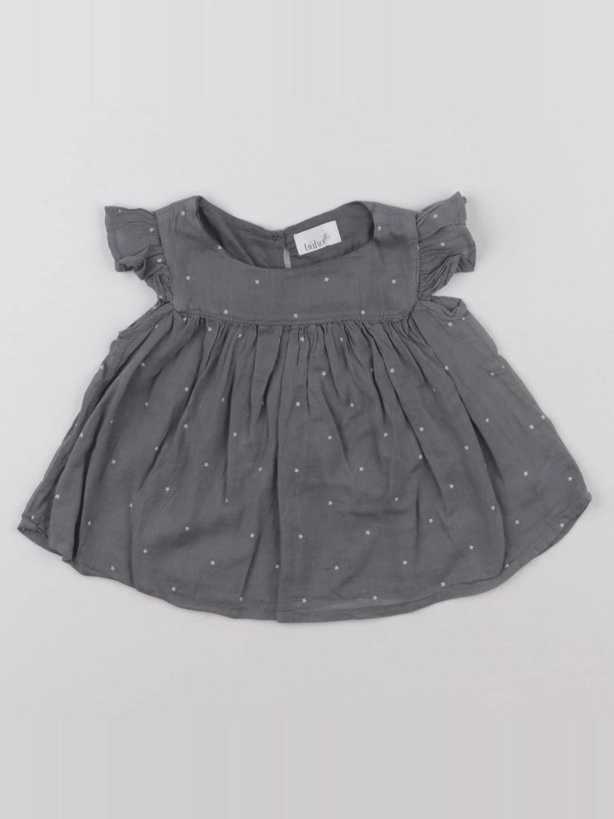 Buho - blouse gris - 3/6 mois