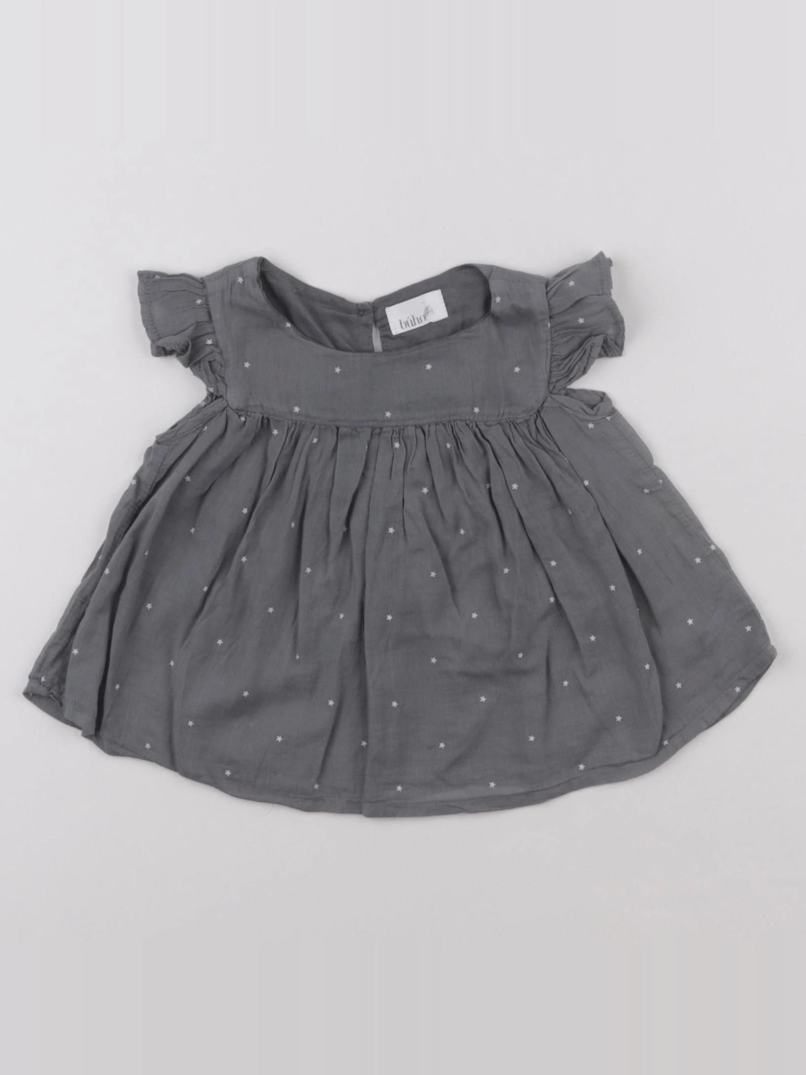 Buho - blouse gris - 3/6 mois