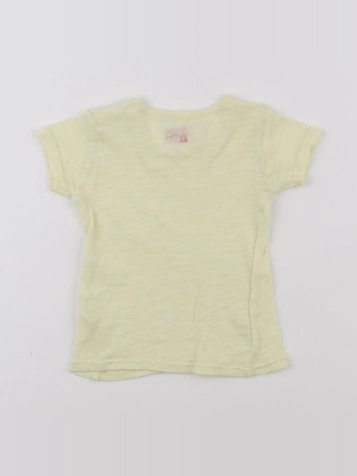 Bonton - tee-shirt jaune - 6 mois